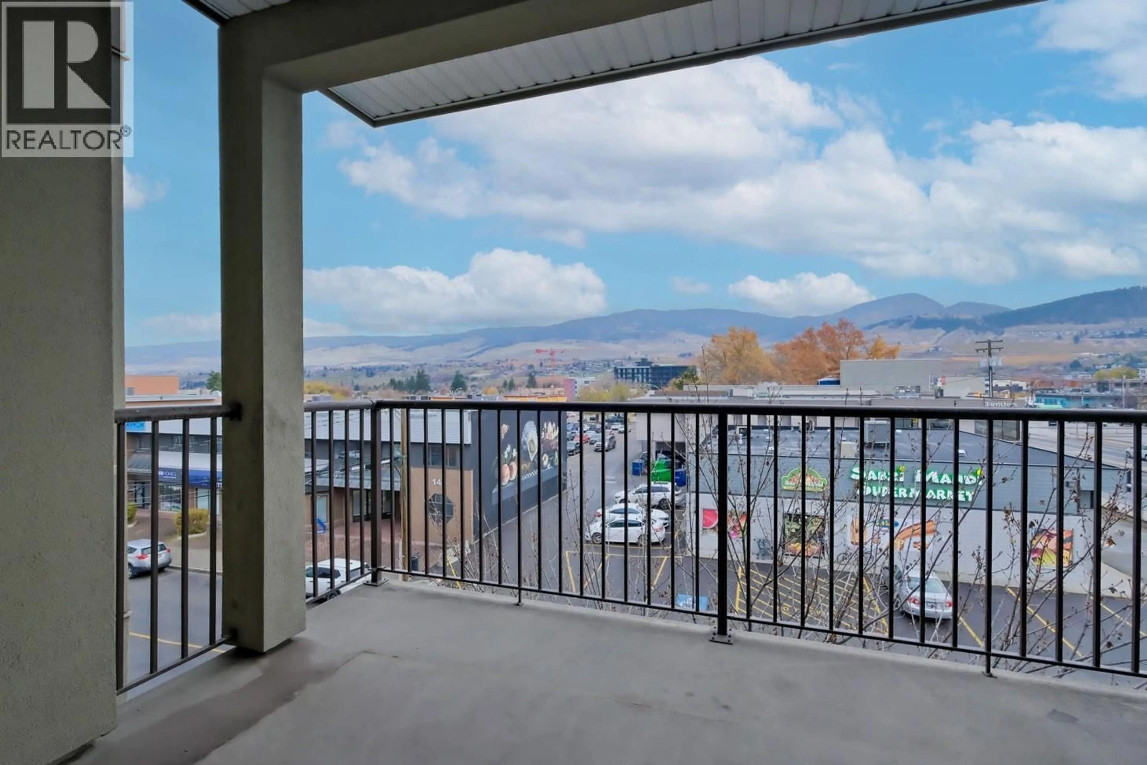 Balcony in the apartment, mountain view for 305 - 140 ASHER ROAD, Kelowna British Columbia V1X3H6