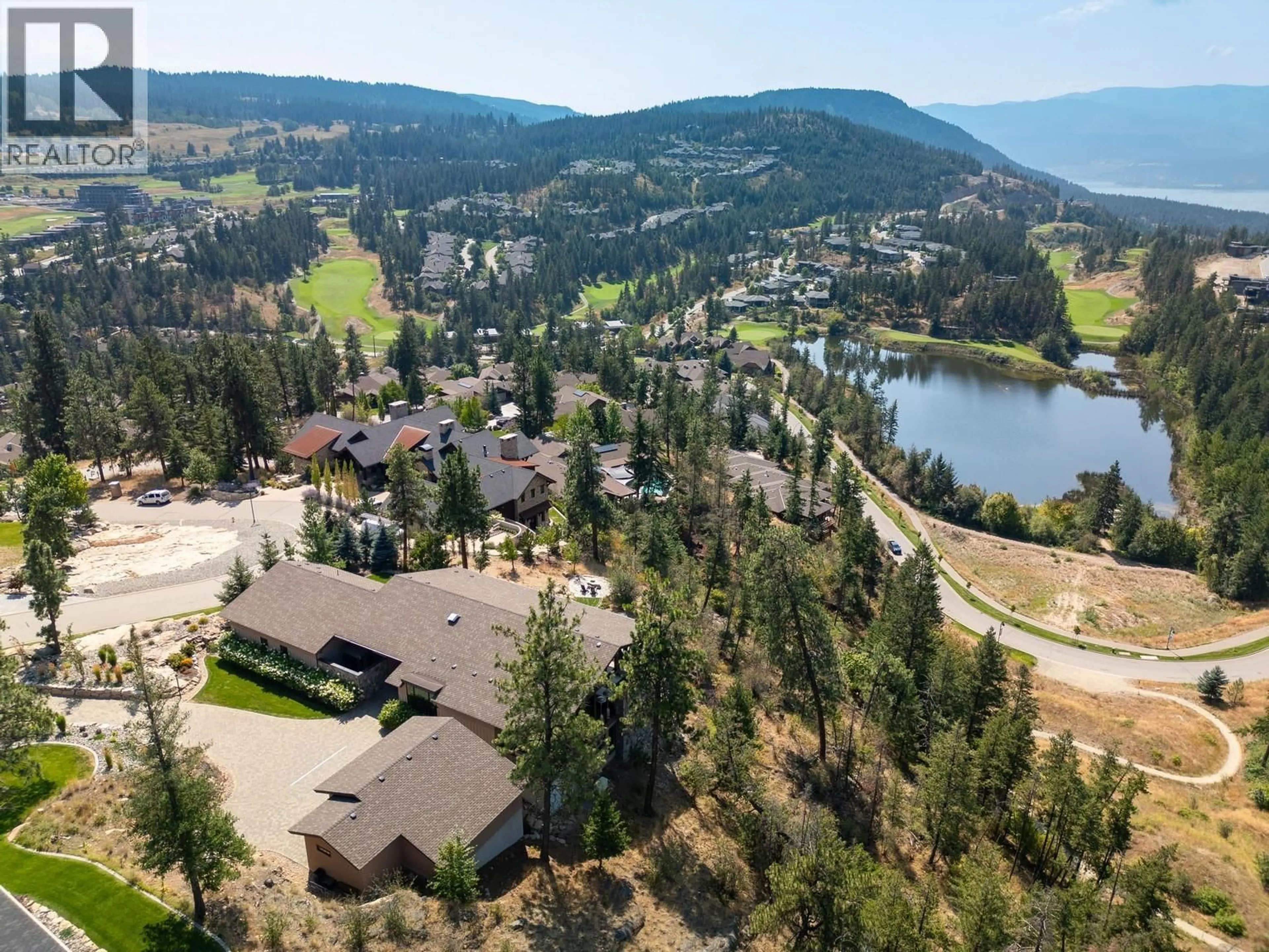 A pic from outside/outdoor area/front of a property/back of a property/a pic from drone, mountain view for 508 VARDON LANE, Vernon British Columbia V1H1Y4