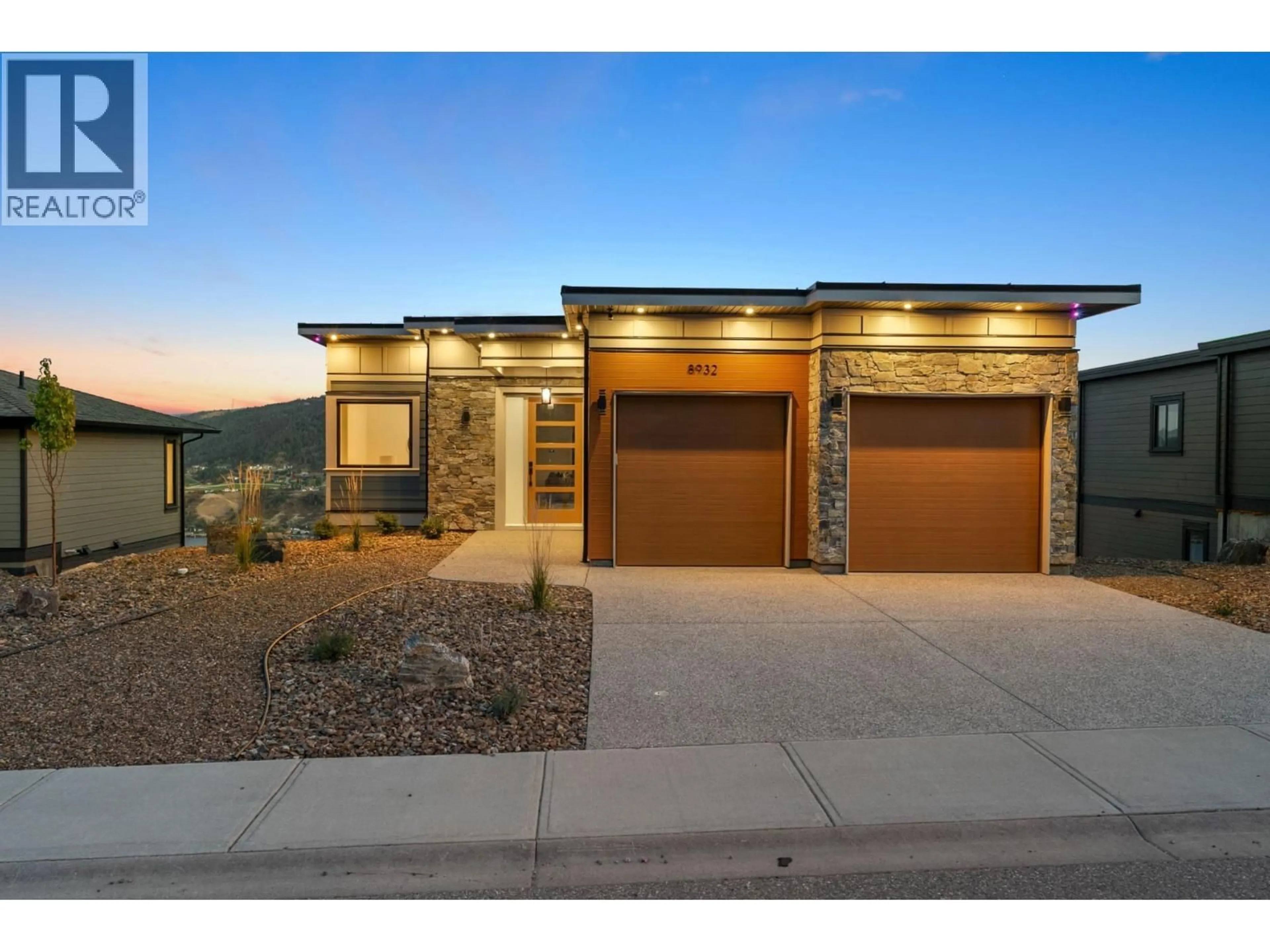 Home with brick exterior material, street for 8932 TAVISTOCK ROAD, Vernon British Columbia V1H2L4