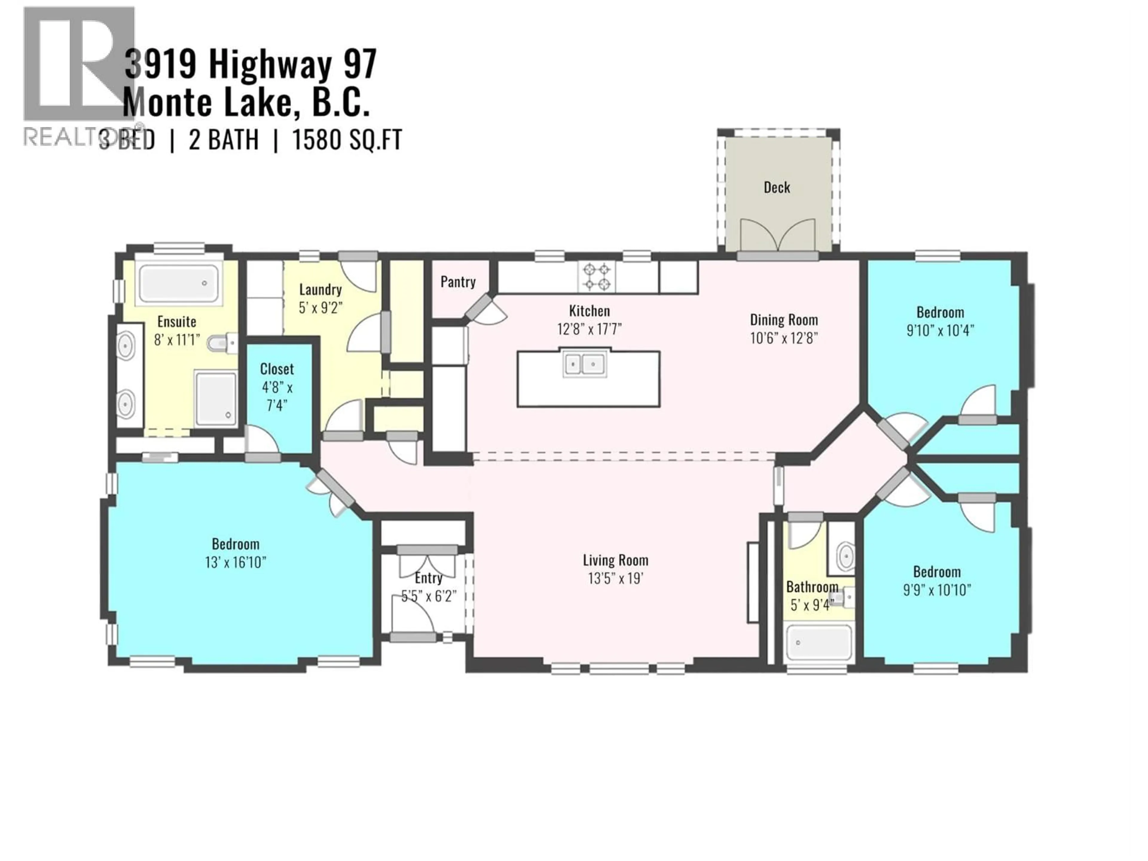 Floor plan for 3919 HIGHWAY 97 OTHER, Monte Lake British Columbia V0E2N0