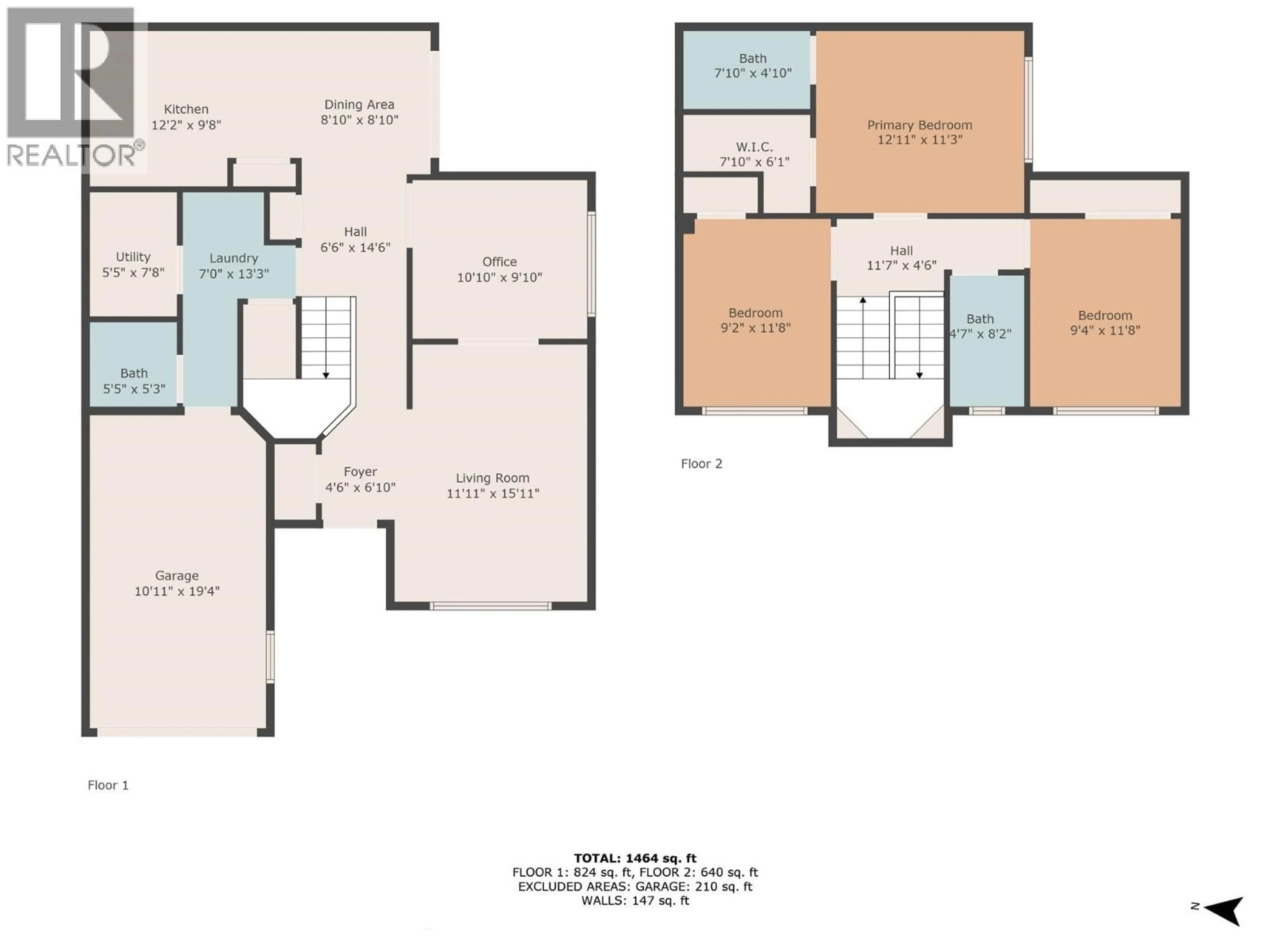 Floor plan for 16 - 1801 53 AVENUE, Vernon British Columbia V1T4E7