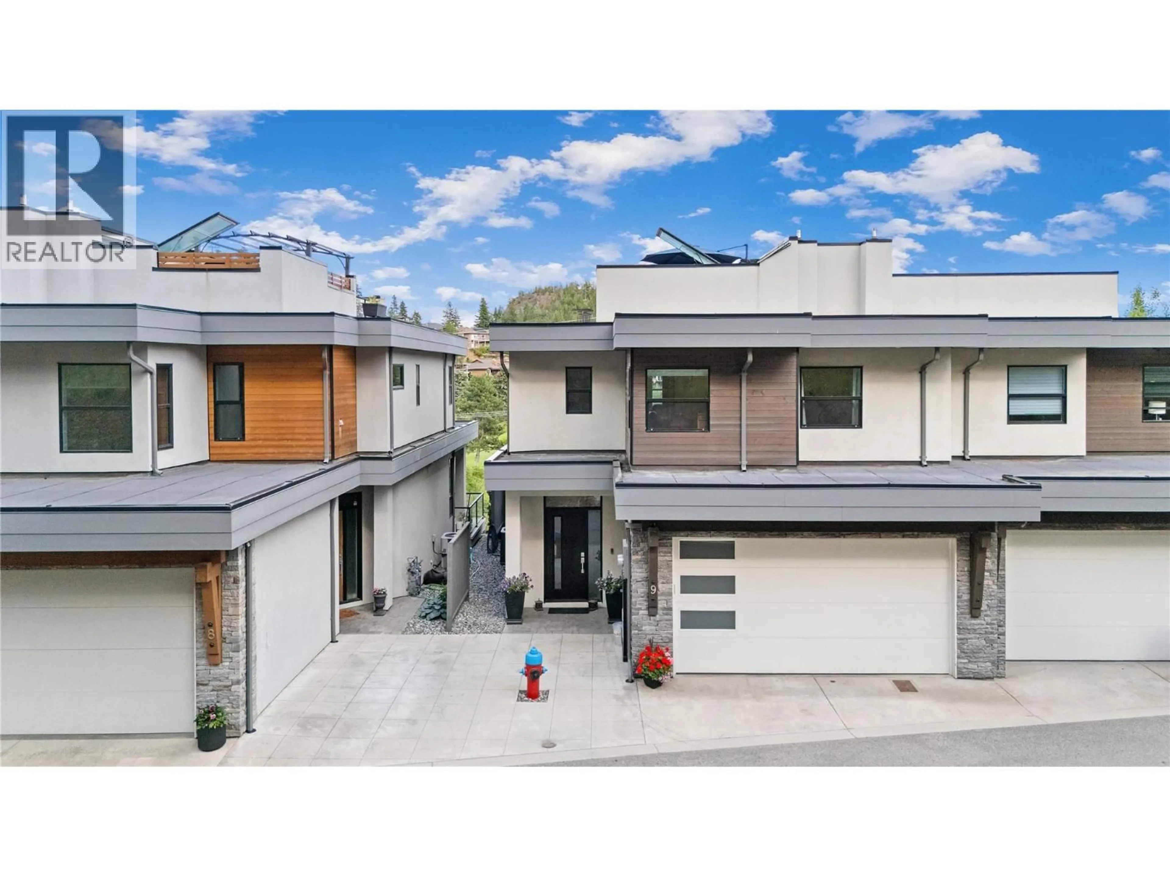 A pic from outside/outdoor area/front of a property/back of a property/a pic from drone, street for 9 - 2331 TALLUS RIDGE DRIVE, West Kelowna British Columbia V4T3B6