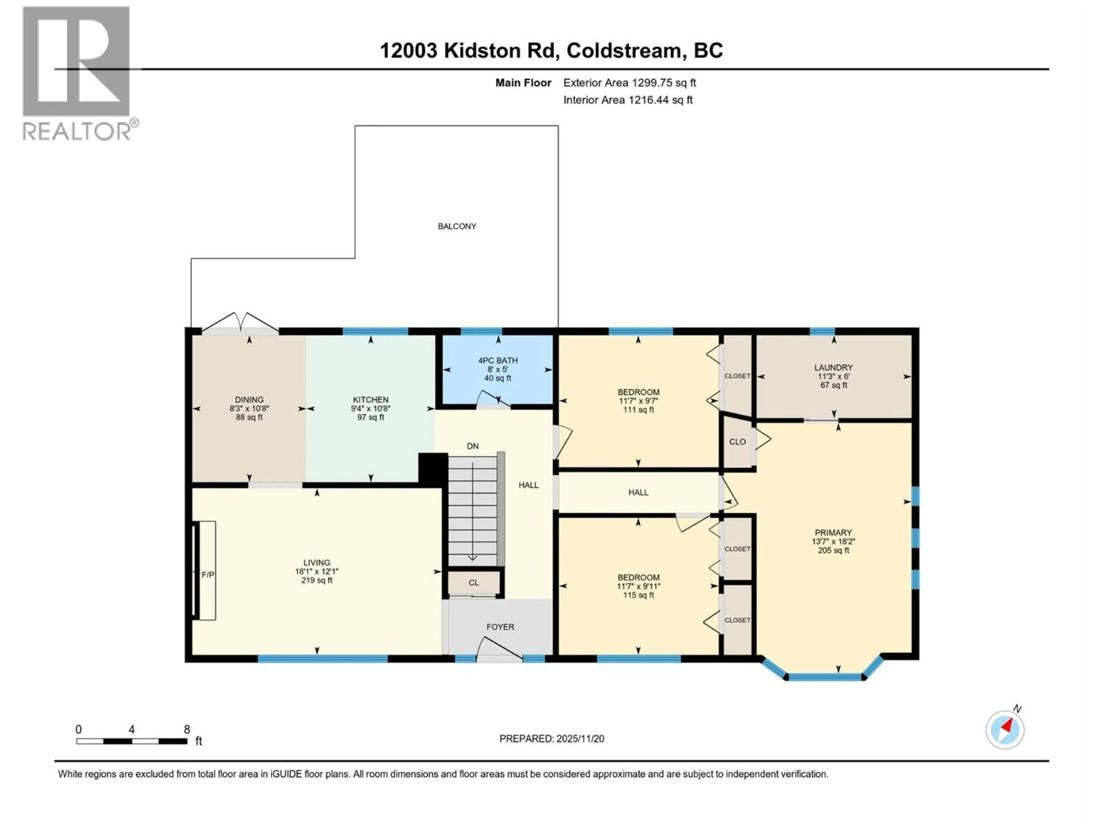 Floor plan for 12003 KIDSTON ROAD, Coldstream British Columbia V1B1S7