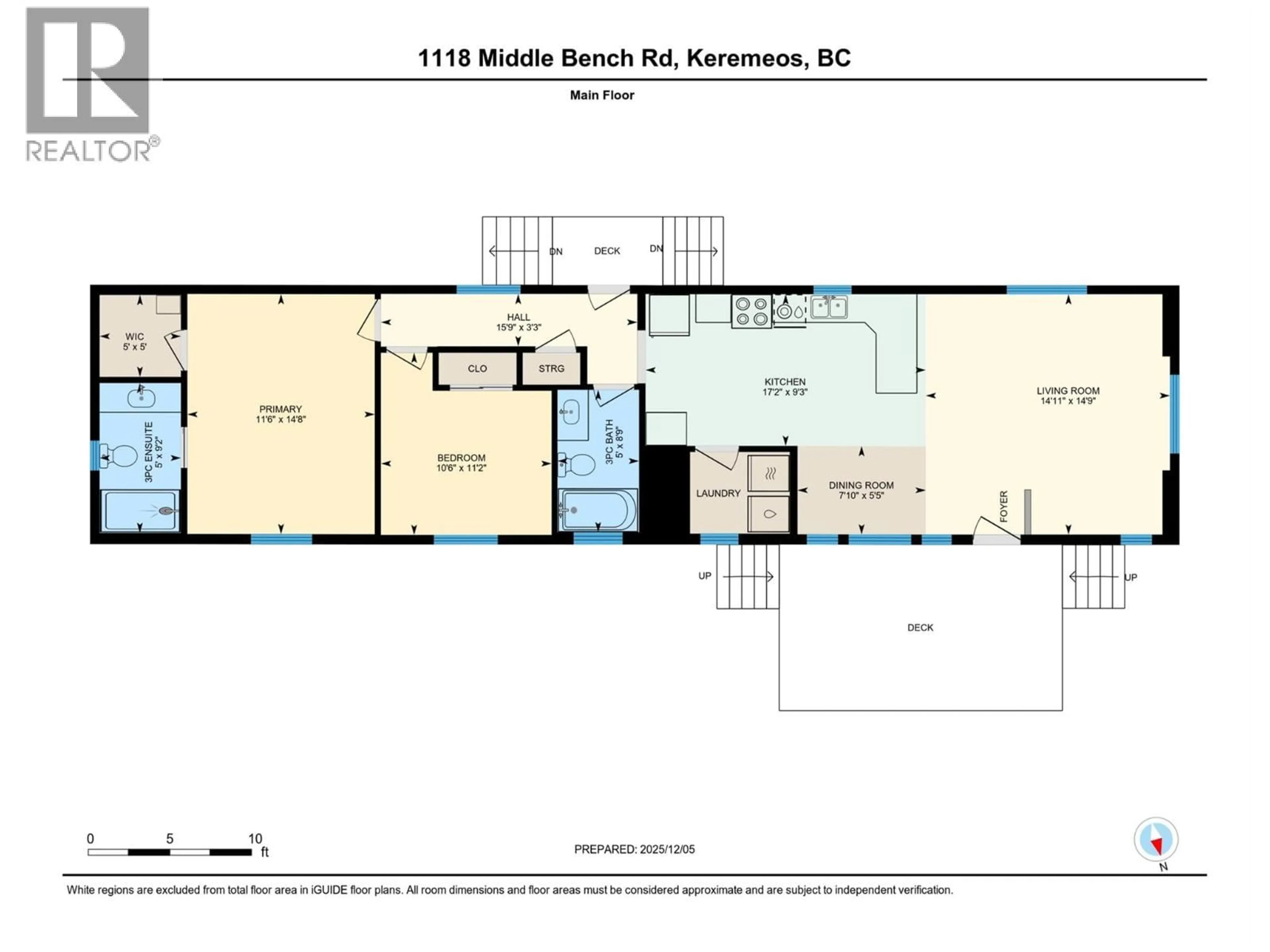 Floor plan for 6 - 1118 MIDDLE BENCH ROAD, Keremeos British Columbia V0X1N2