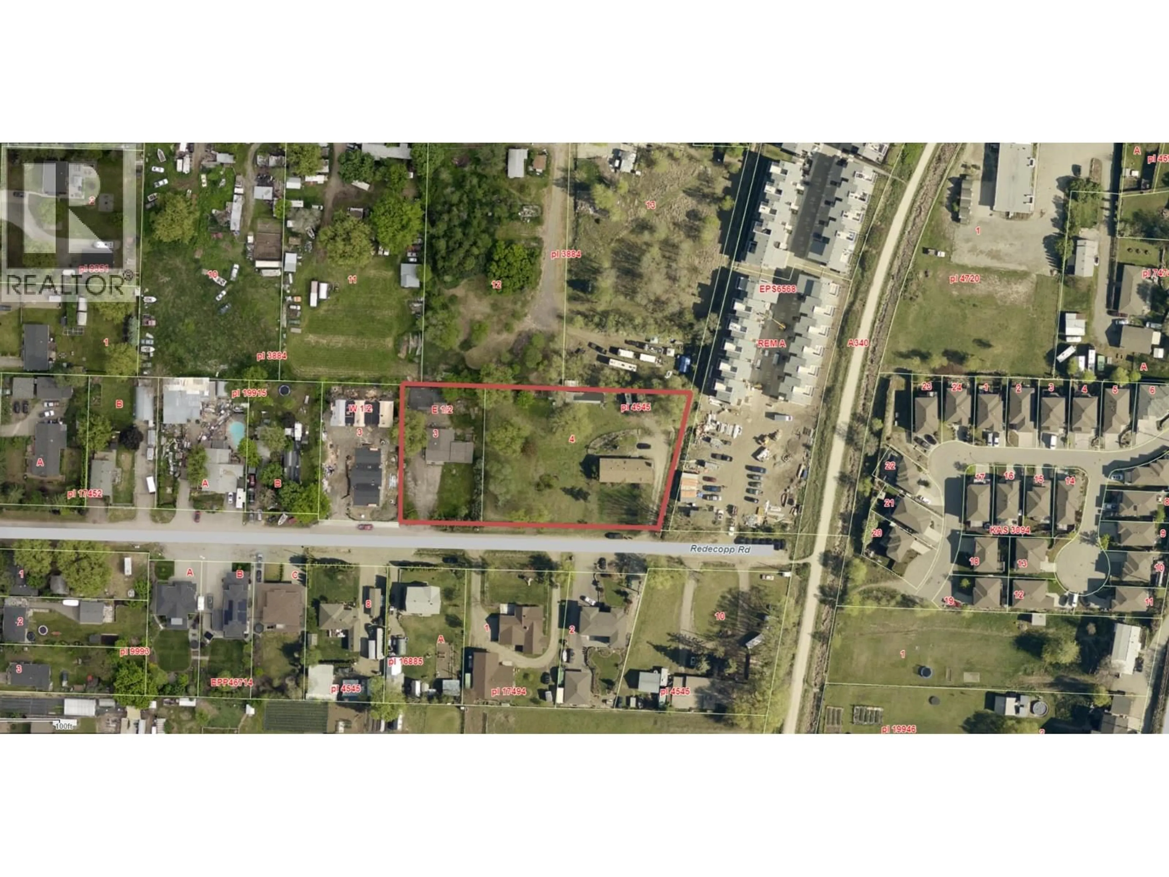 A pic from outside/outdoor area/front of a property/back of a property/a pic from drone, street for 3650 REDECOPP ROAD, Lake Country British Columbia v4v1x5