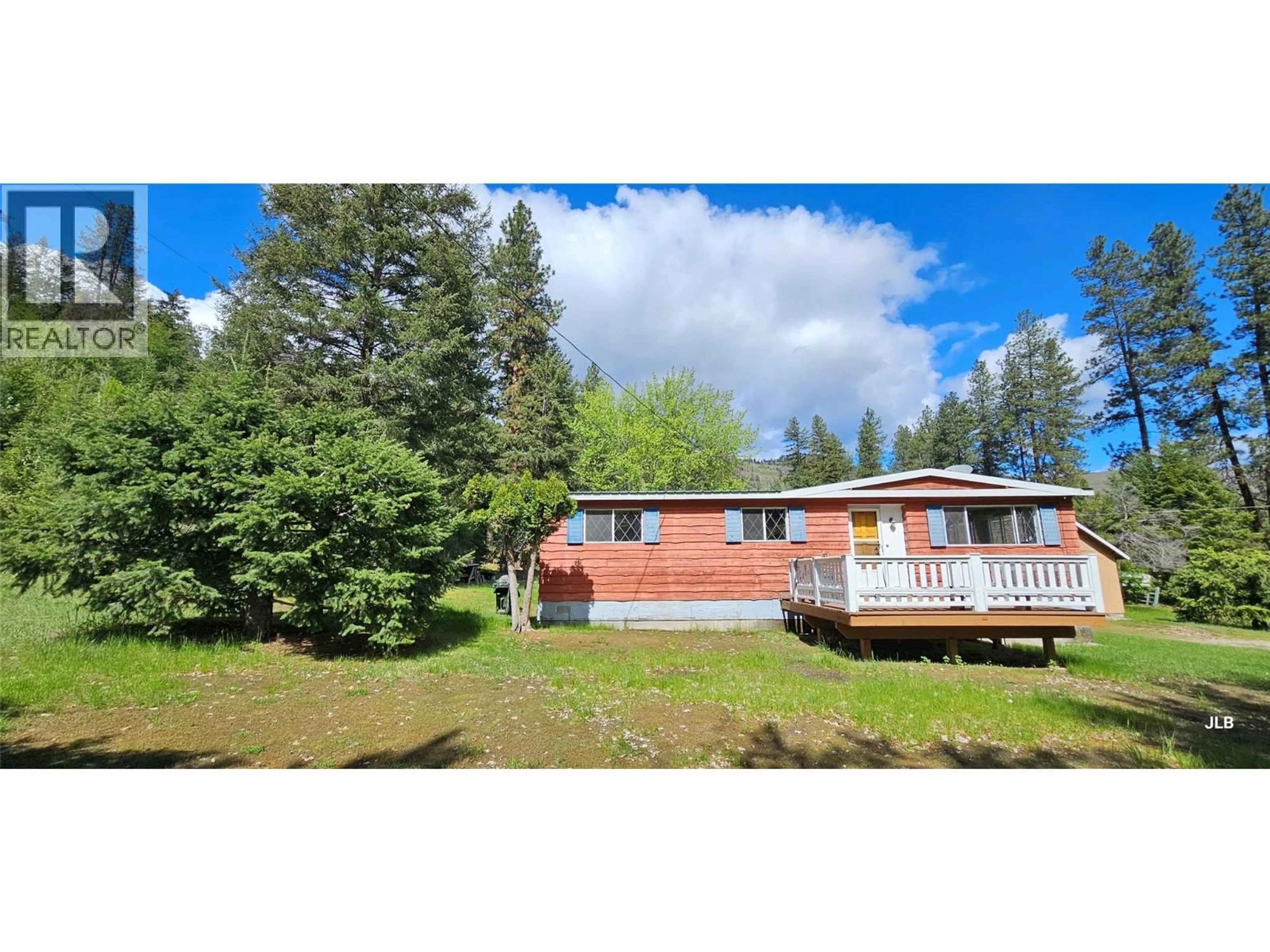 A pic from outside/outdoor area/front of a property/back of a property/a pic from drone, unknown for 4180 HIGHWAY 3 OTHER, Rock Creek British Columbia V0H1Y0