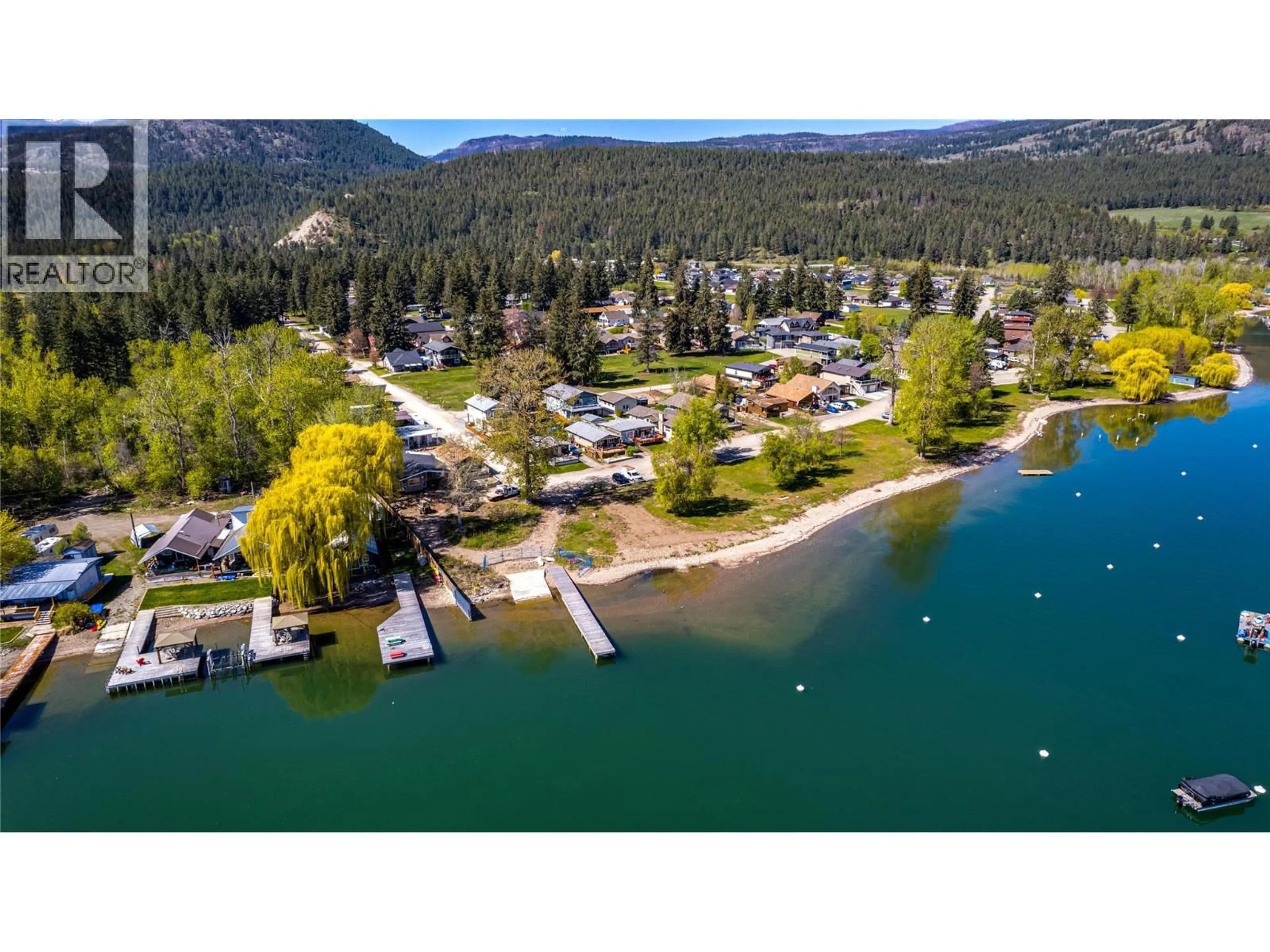 A pic from outside/outdoor area/front of a property/back of a property/a pic from drone, water/lake/river/ocean view for 145 FALCON AVENUE, Vernon British Columbia V1H2A1