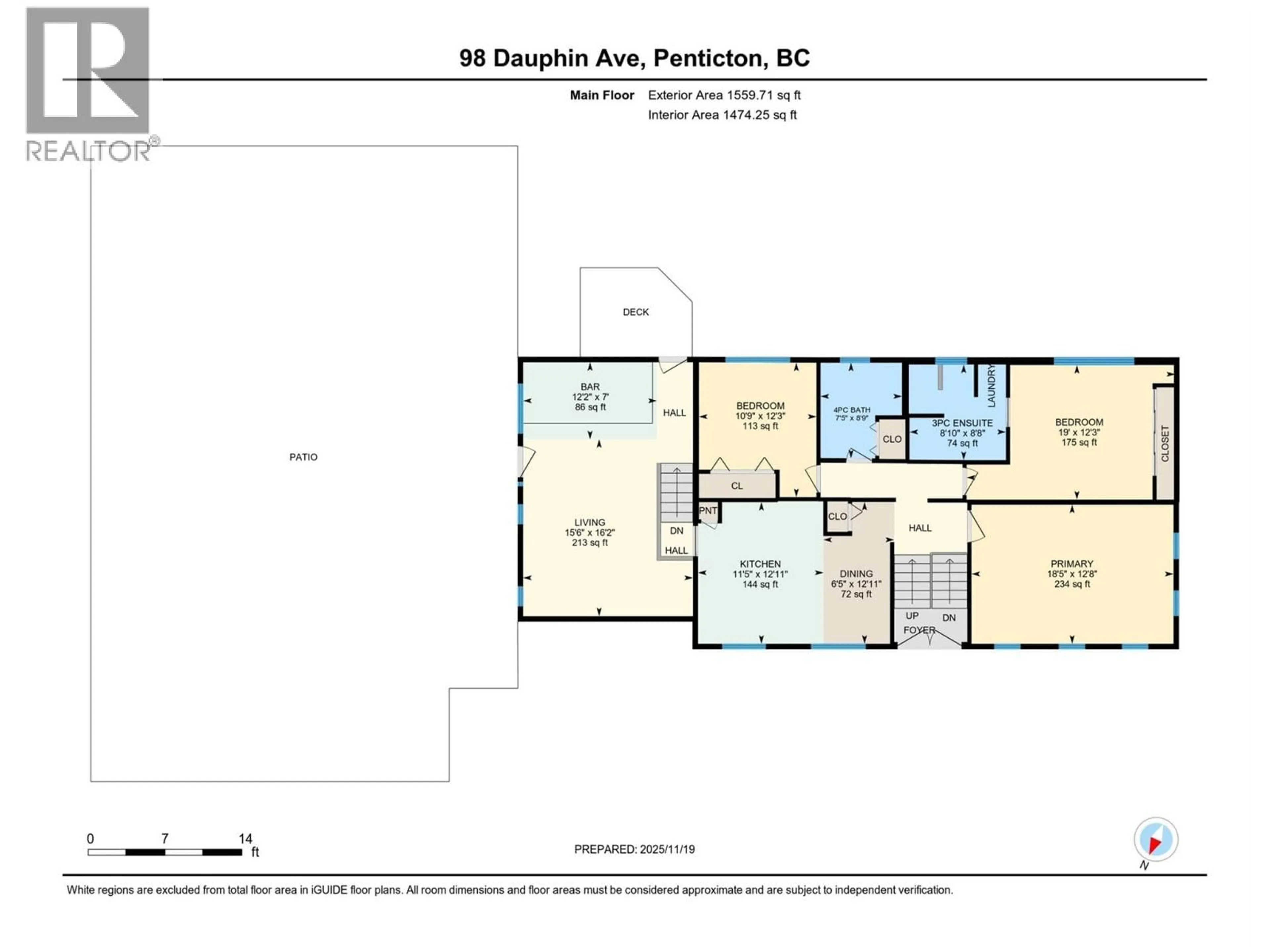 Floor plan for 98 DAUPHIN AVENUE, Penticton British Columbia V2A6V8