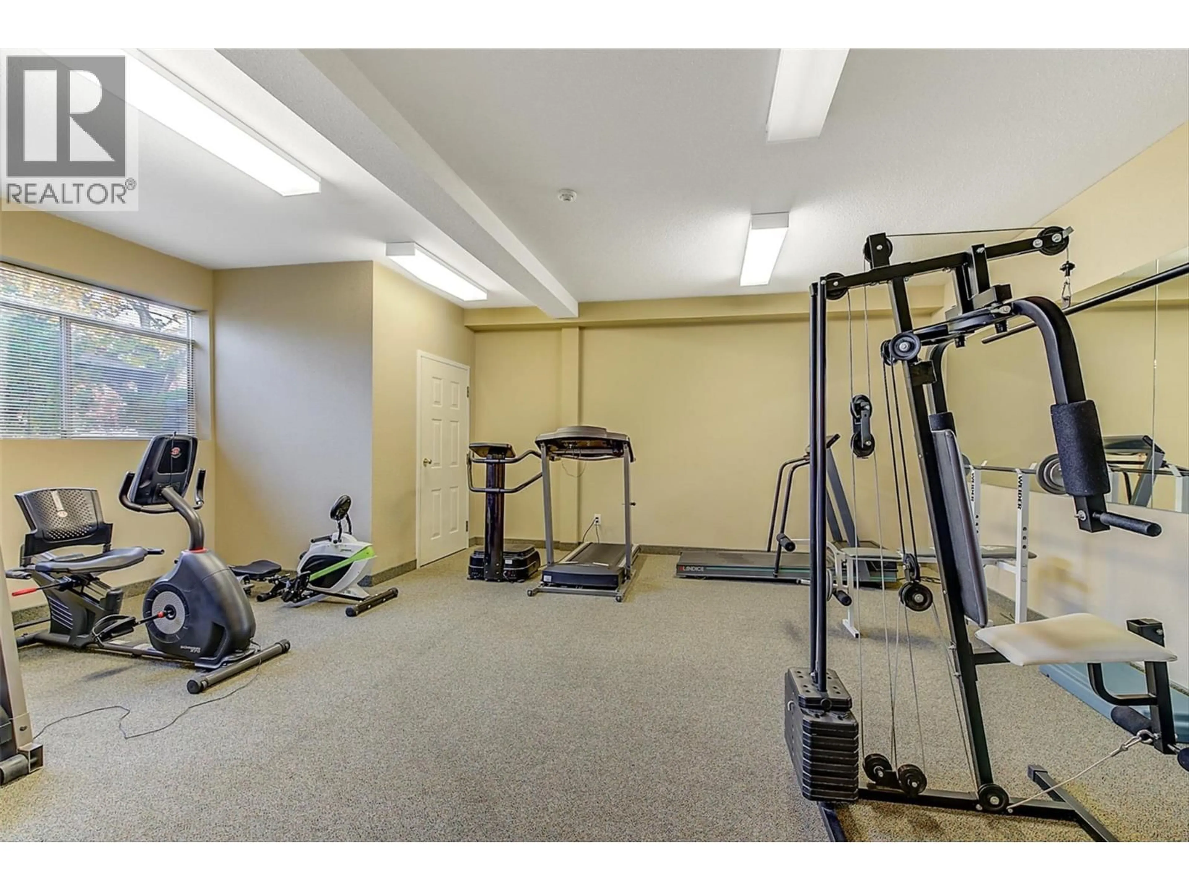 Gym or fitness room for 106 - 1329 KLO ROAD, Kelowna British Columbia V1W3N9