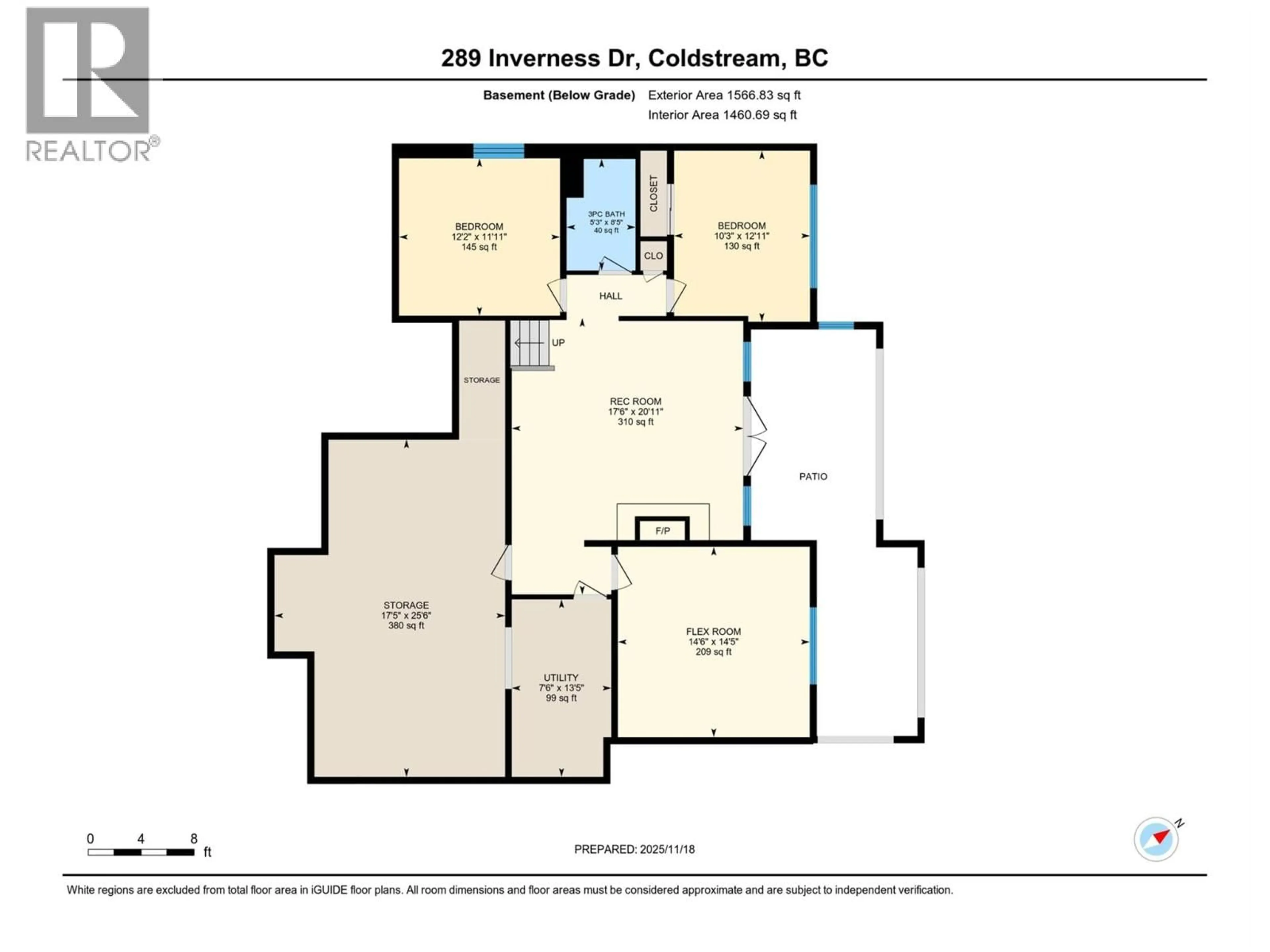 Floor plan for 289 INVERNESS DRIVE, Coldstream British Columbia V1B3W1
