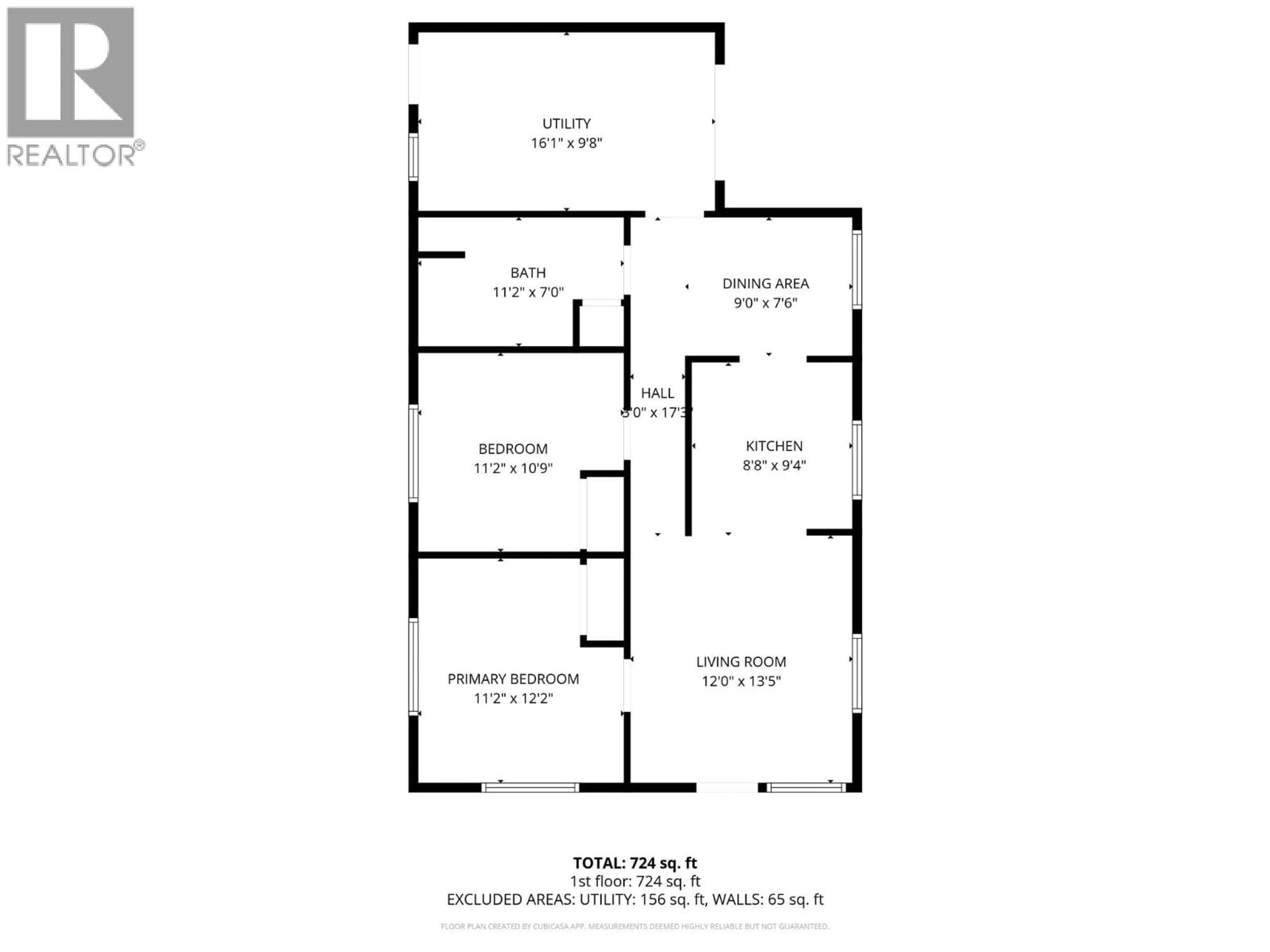 Floor plan for 207 ANGELA AVENUE, Princeton British Columbia V0X1W0