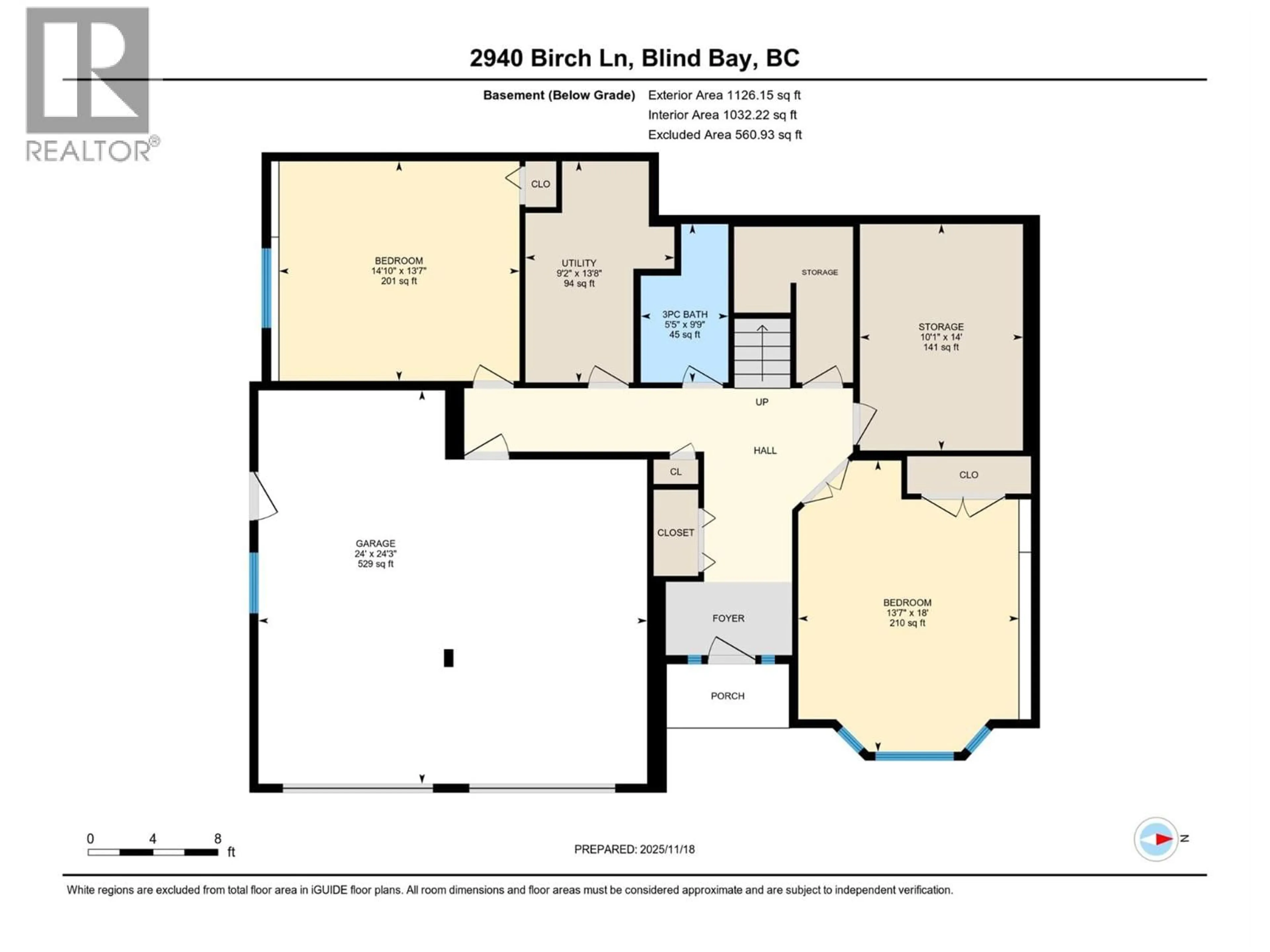 Floor plan for 2940 BIRCH LANE, Blind Bay British Columbia V0E1H2
