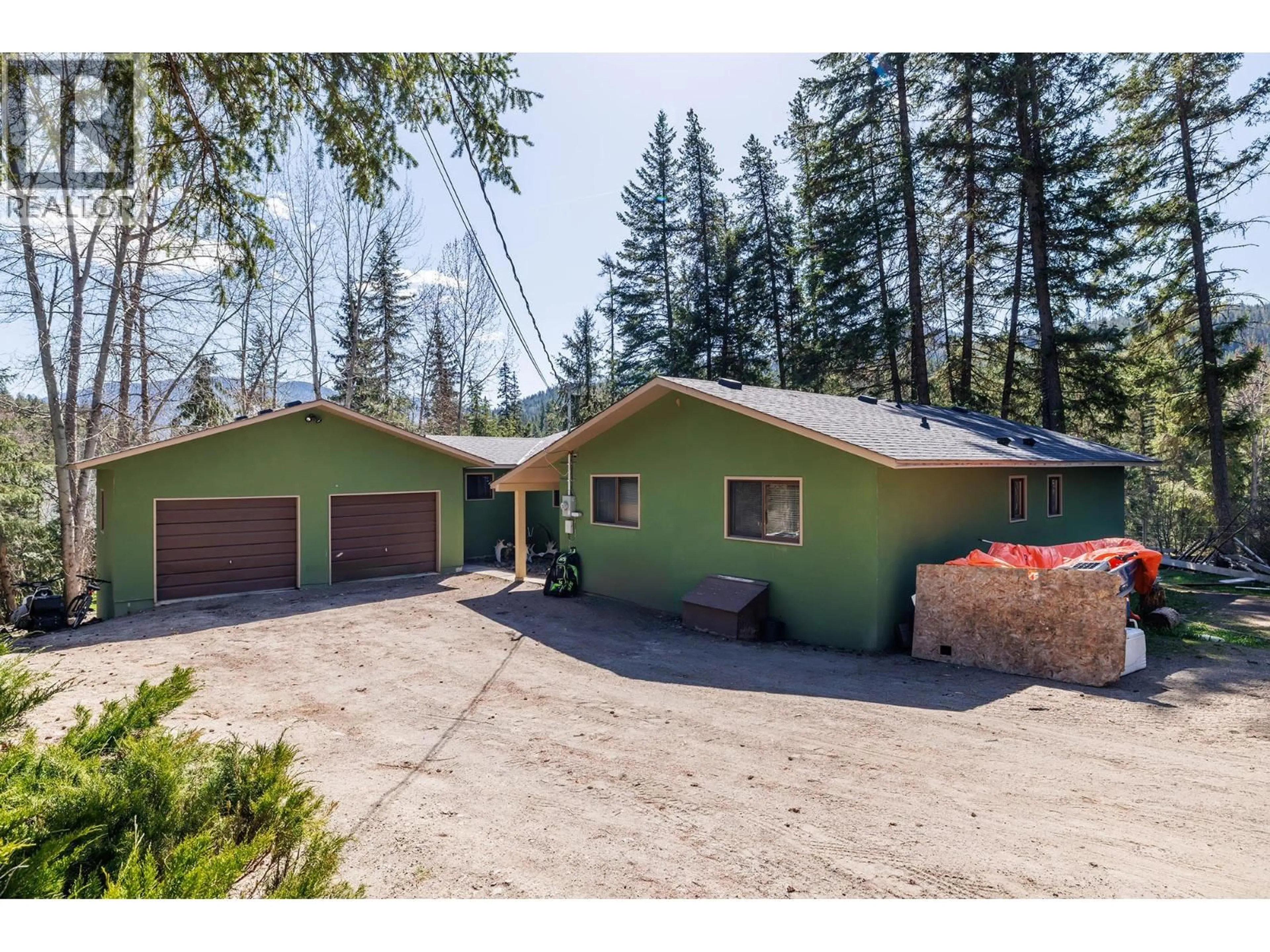 A pic from outside/outdoor area/front of a property/back of a property/a pic from drone, street for 10623 HIGHWAY 33 EAST HIGHWAY, Kelowna British Columbia V1Y1J9