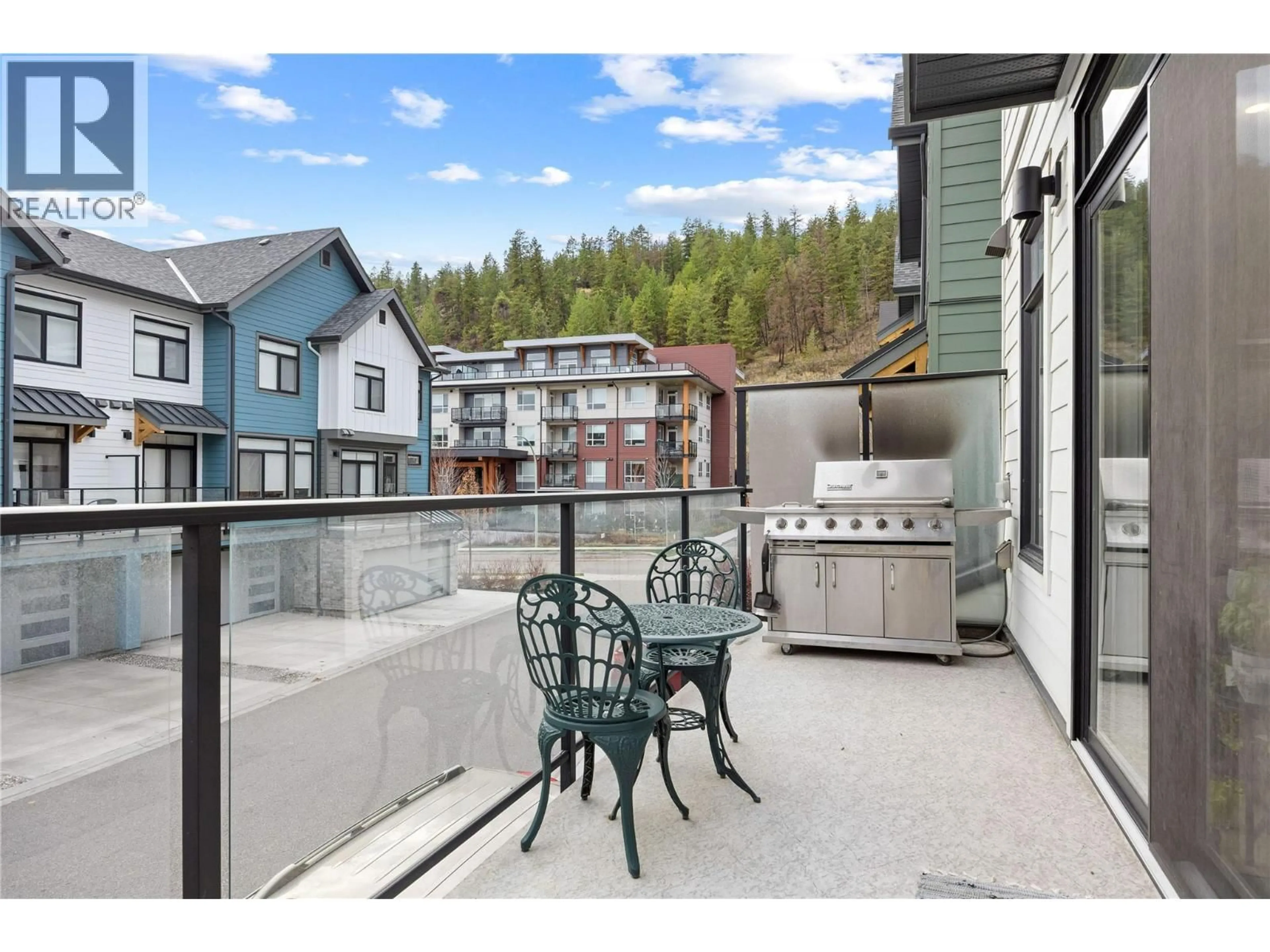 Patio, mountain view for 119 - 1435 CARA GLEN COURT, Kelowna British Columbia V1V0G1