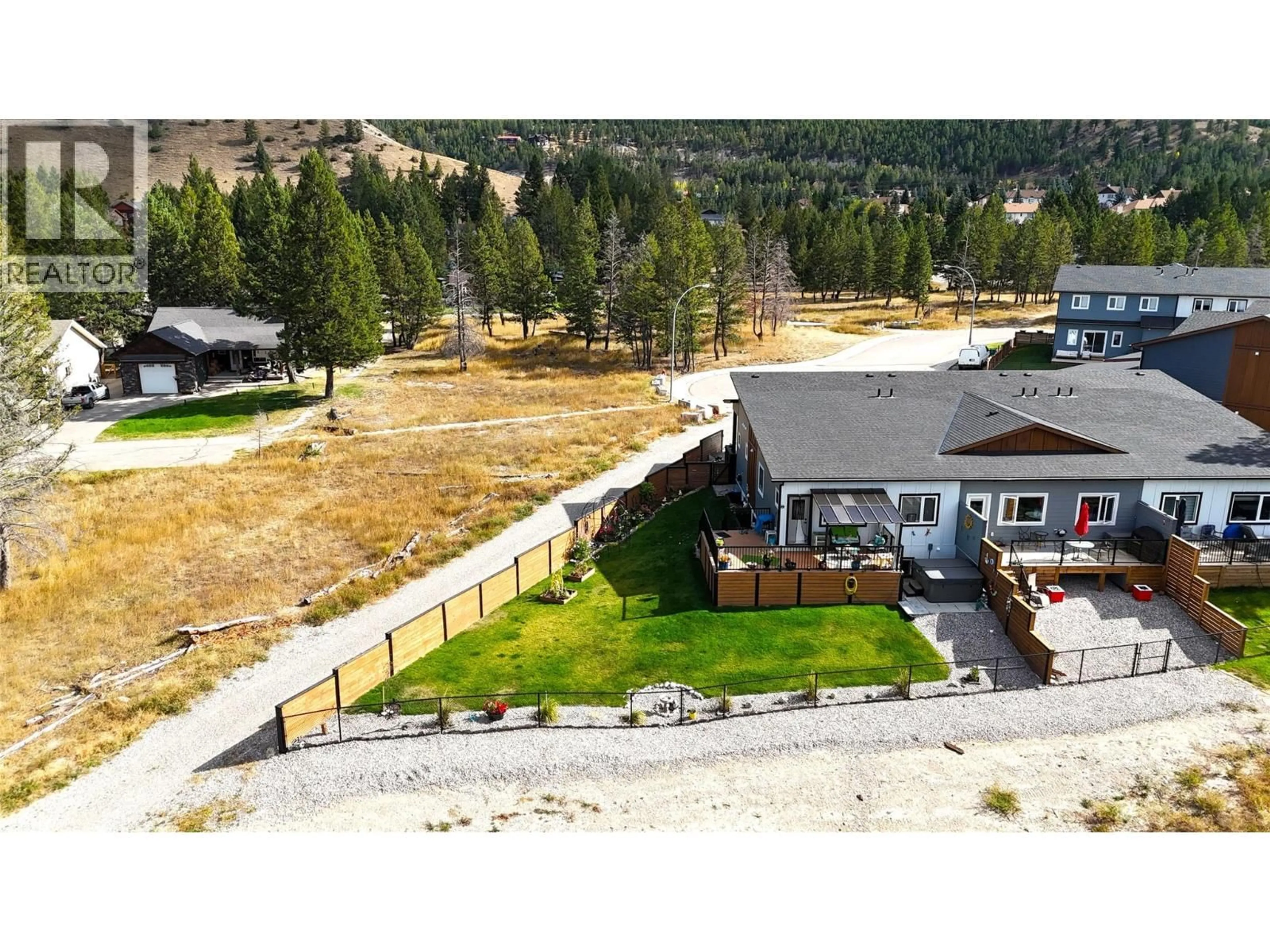 A pic from outside/outdoor area/front of a property/back of a property/a pic from drone, mountain view for 1 - 4820 RIDGE ROAD, Radium Hot Springs British Columbia V0A1M0