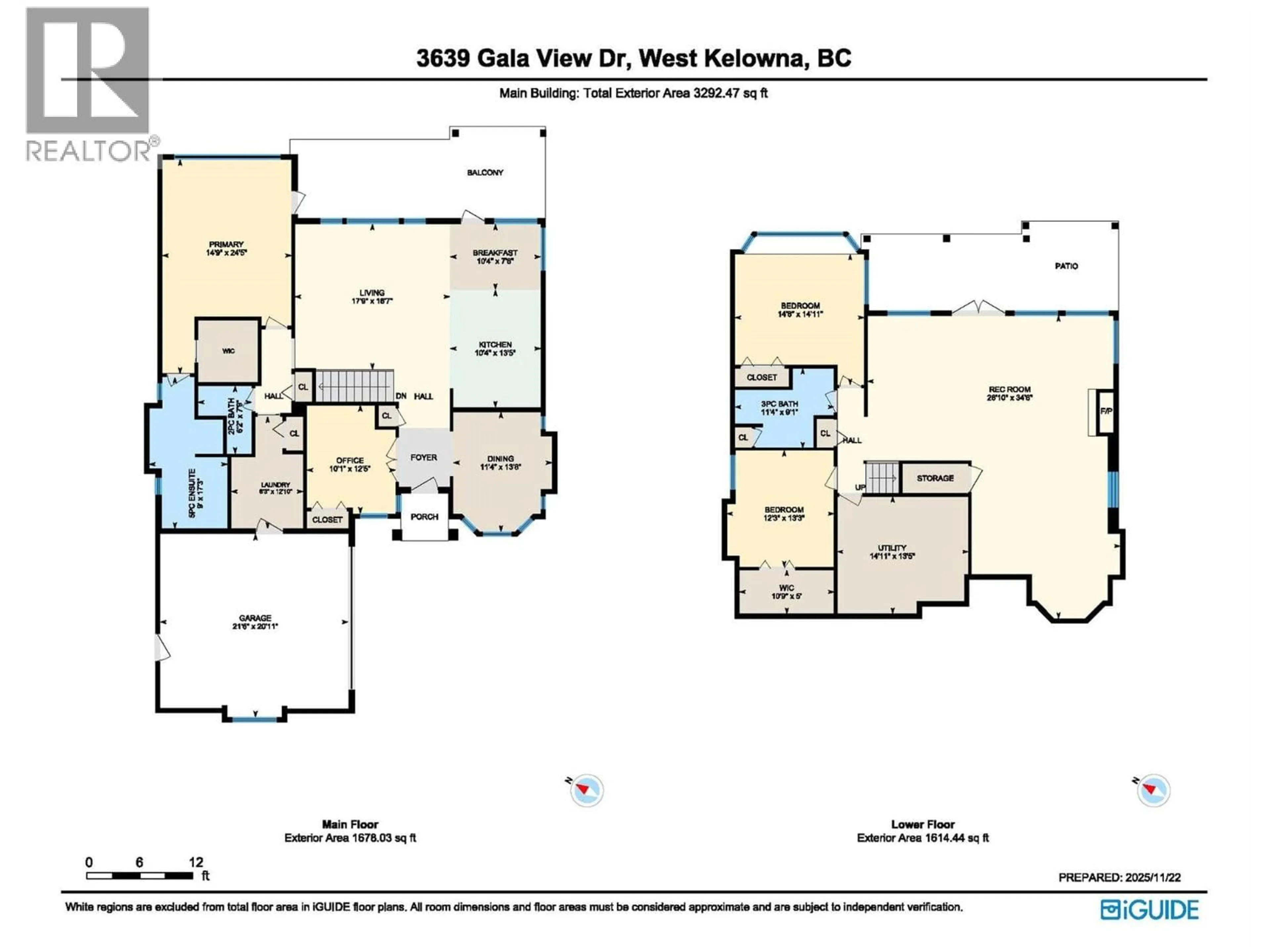 Floor plan for 3639 GALA VIEW DRIVE, West Kelowna British Columbia V4T2M3