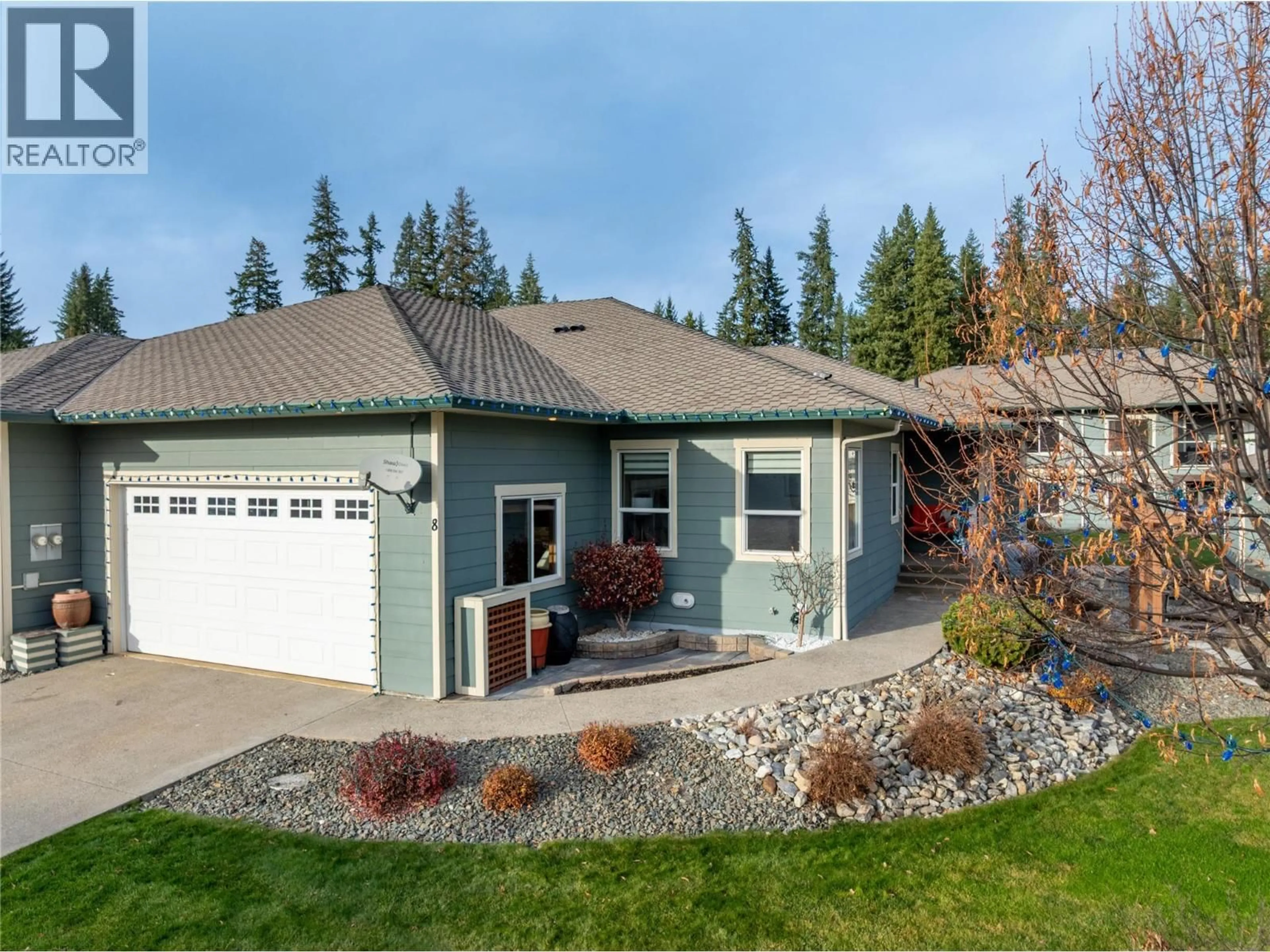 Home with vinyl exterior material, street for 8 - 2680 GOLF COURSE DRIVE, Blind Bay British Columbia V0E1H1
