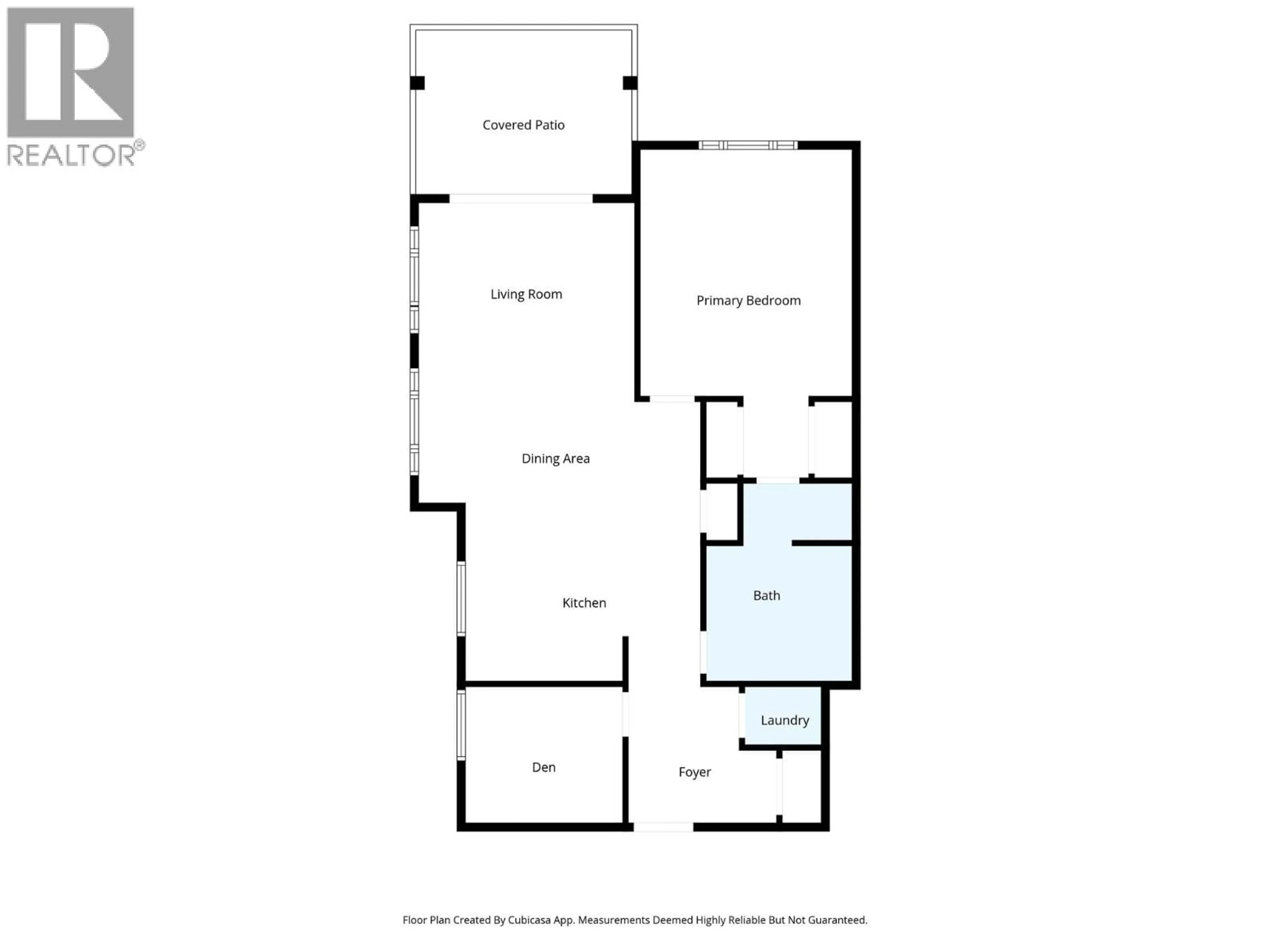 Floor plan for 101 - 1390 HILLSIDE DRIVE, Kamloops British Columbia V2E0A6