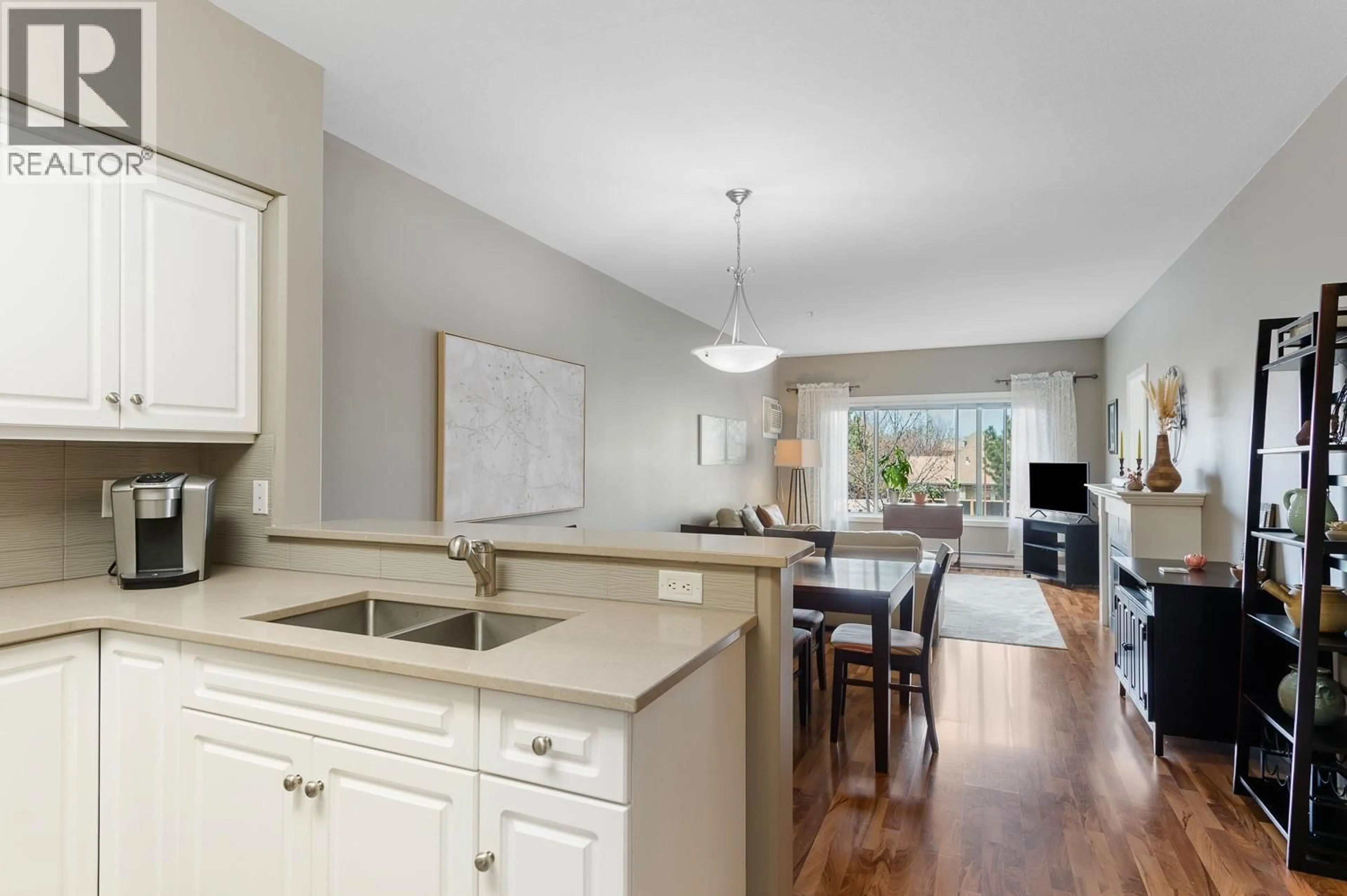 Open concept kitchen, unknown for 201 - 688 LEQUIME ROAD, Kelowna British Columbia V1W1A6