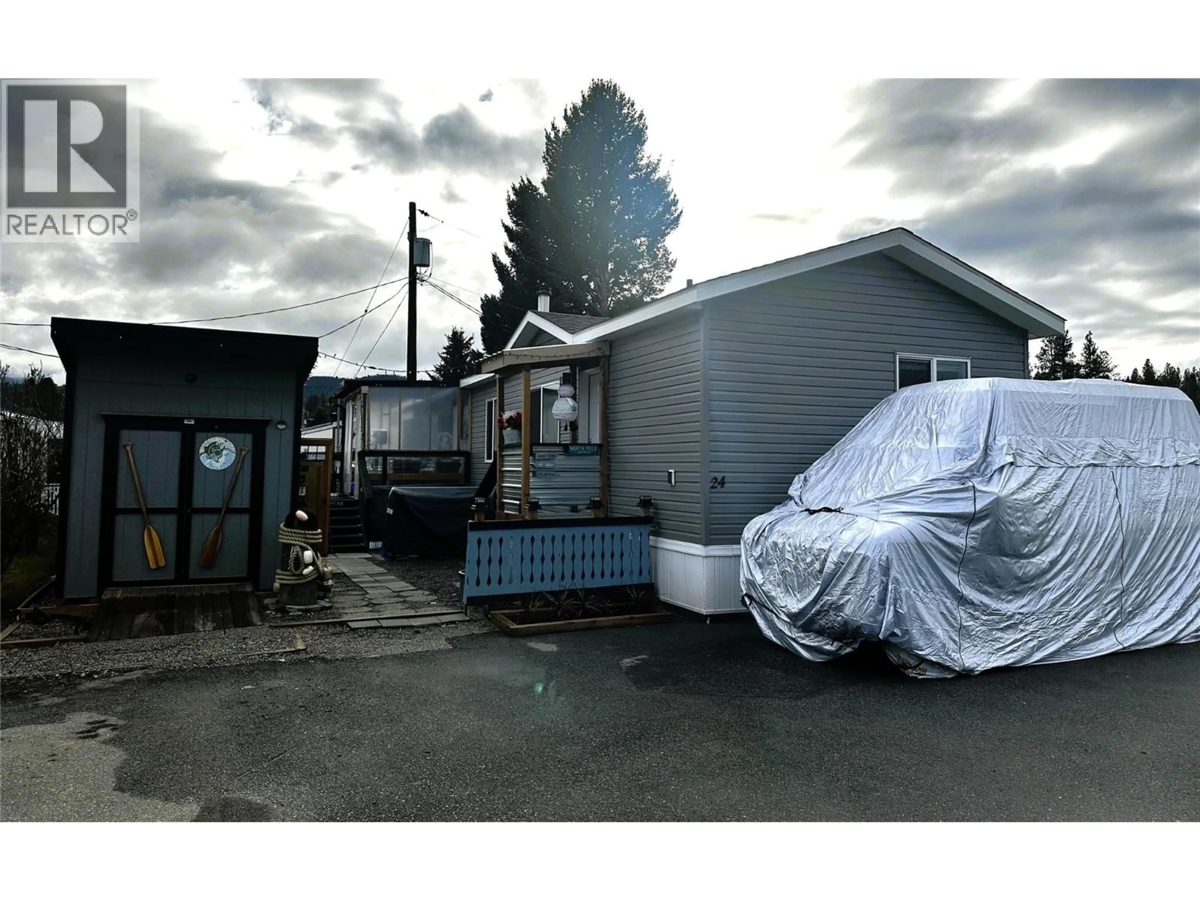 Home with vinyl exterior material, street for 24 - 236 HIGHWAY 3 OTHER, Princeton British Columbia V0X1W0