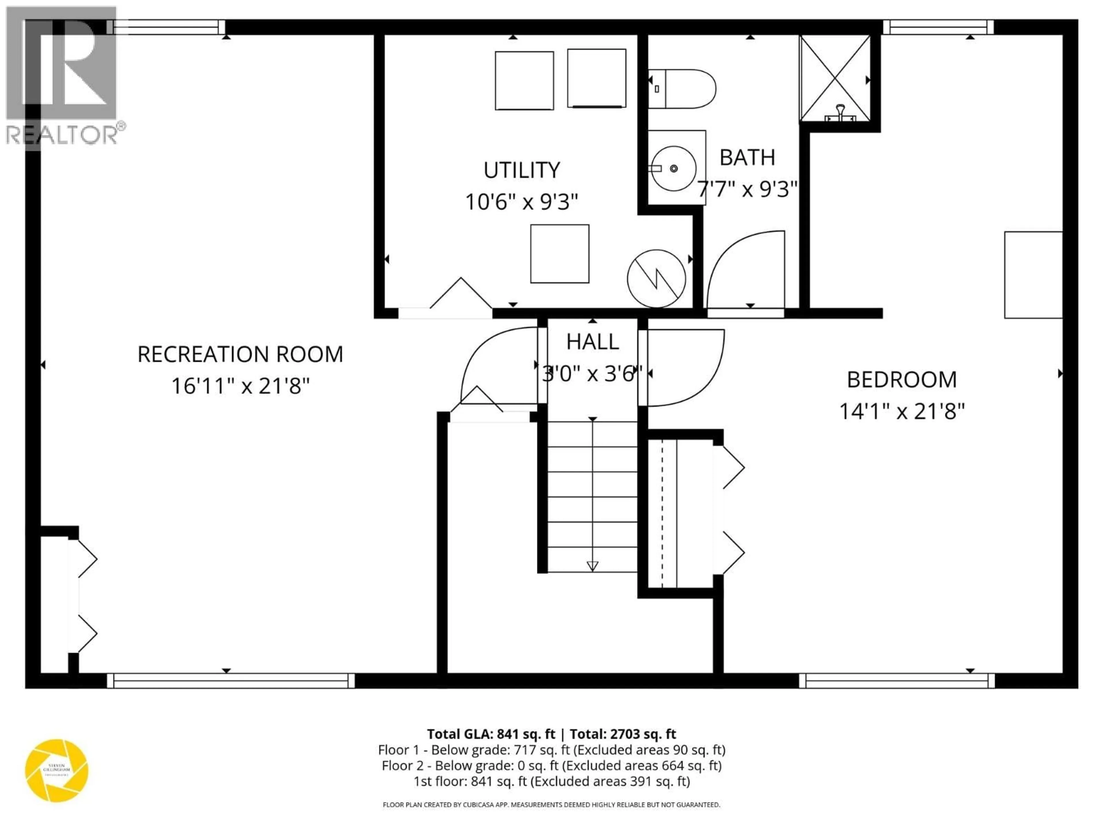 Floor plan for 1077 DESMOND PLACE, Kamloops British Columbia V2B5L2