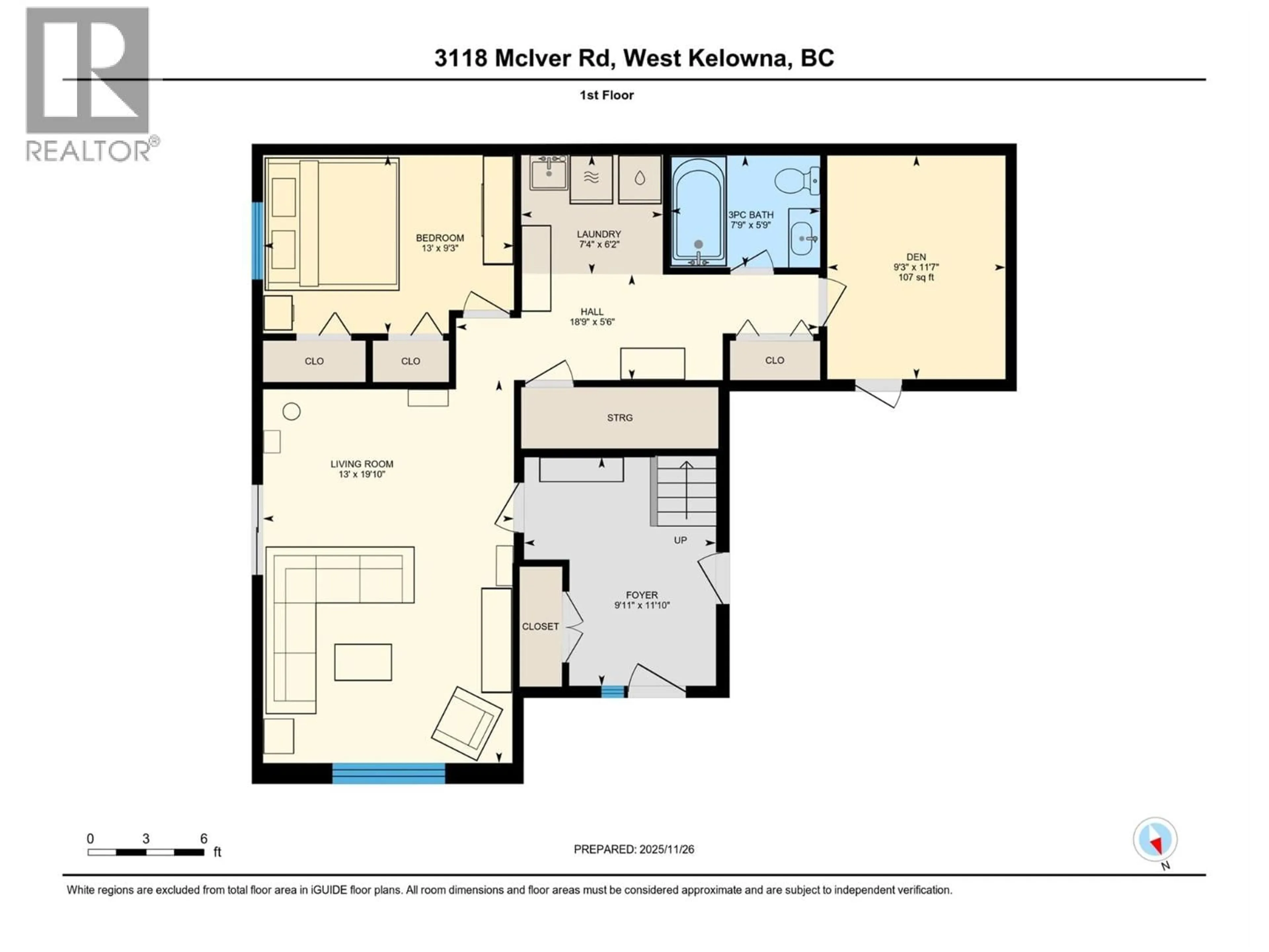 Floor plan for 3118 MCIVER ROAD, West Kelowna British Columbia V4T1E6