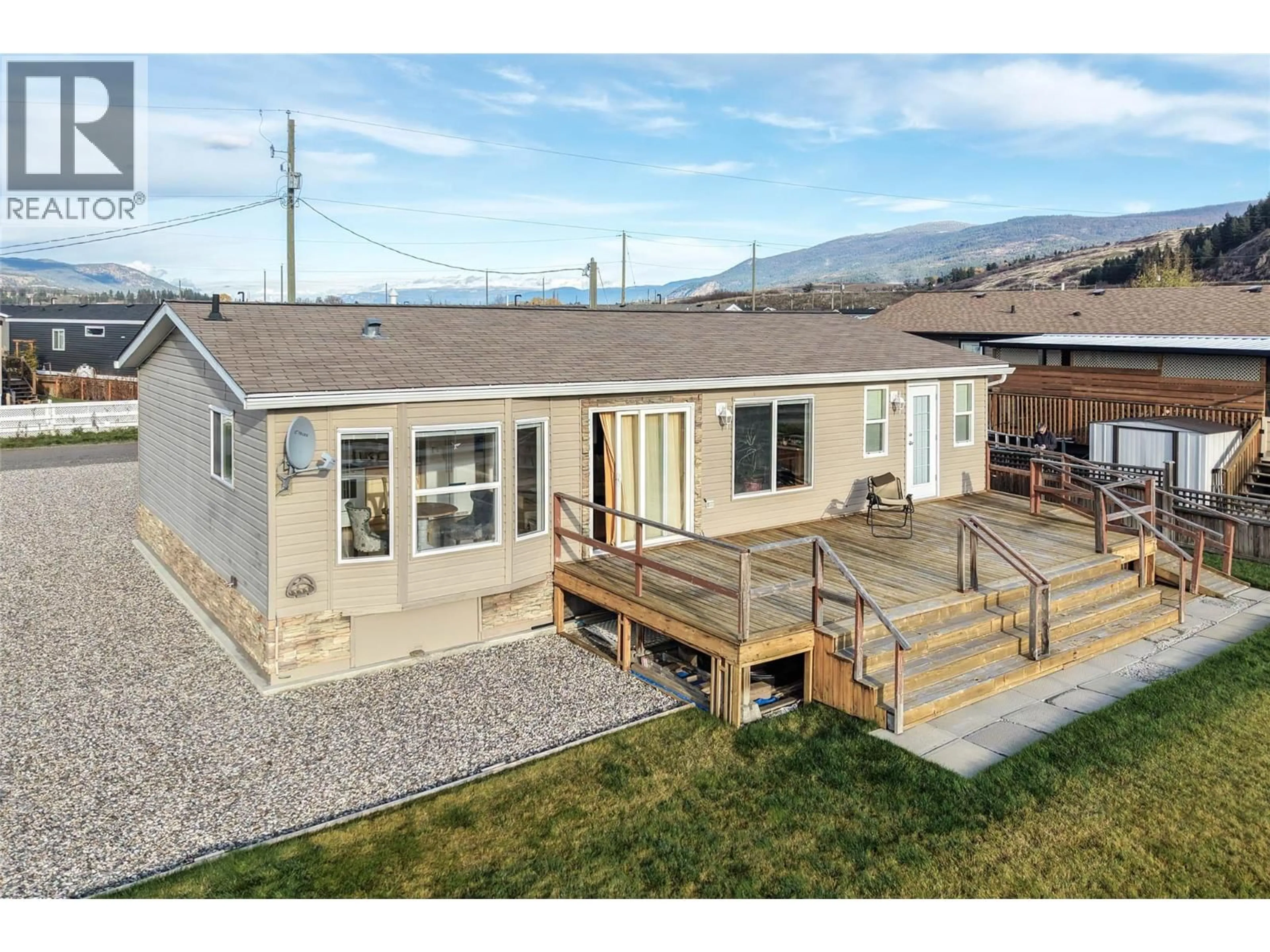 Home with vinyl exterior material, mountain view for 4 - 71 ANTOINE ROAD, Vernon British Columbia V1H2A3