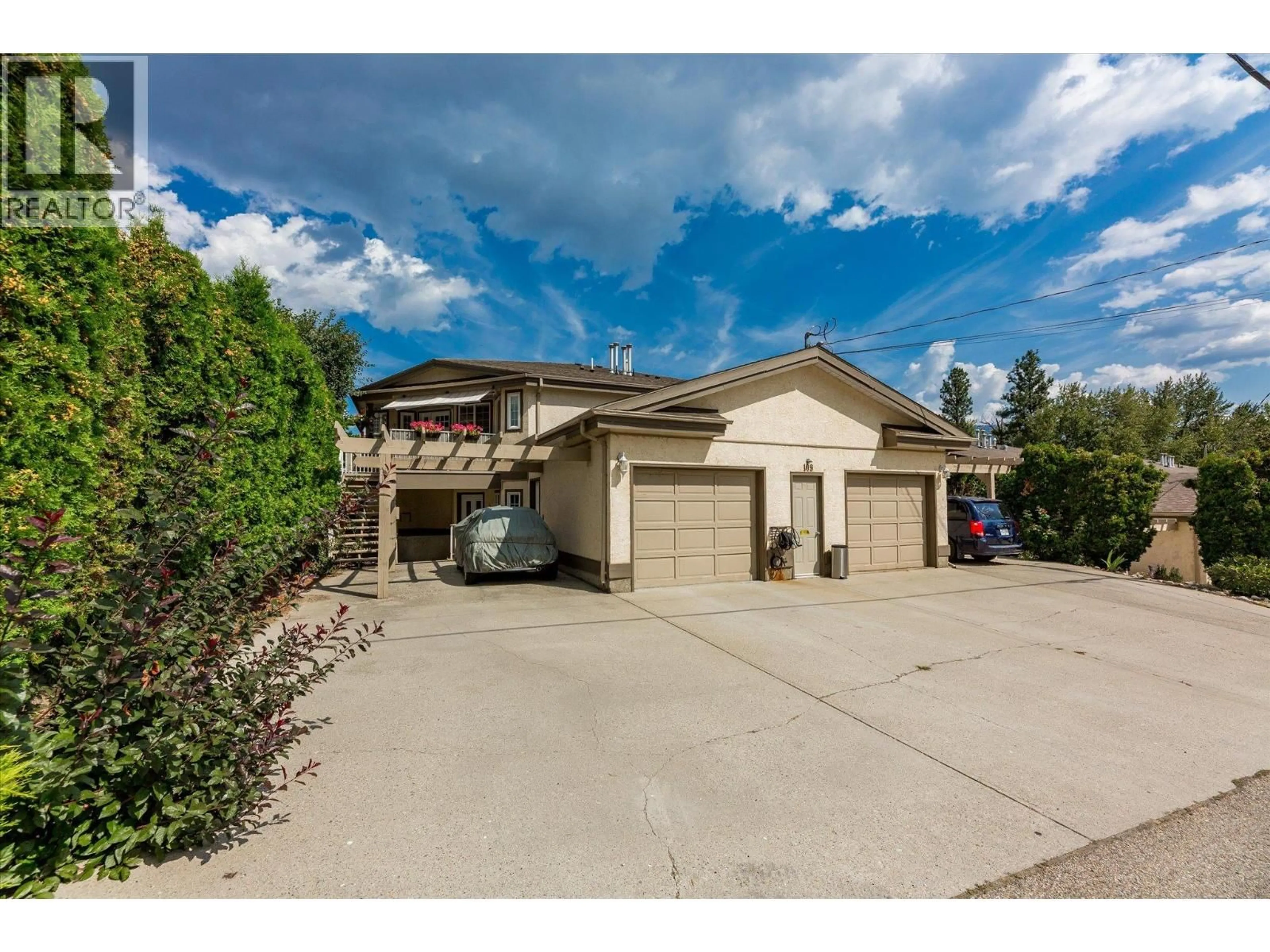 A pic from outside/outdoor area/front of a property/back of a property/a pic from drone, street for 109-4 - 7841 HIGHWAY 97 N OTHER, Kelowna British Columbia V1V1E4
