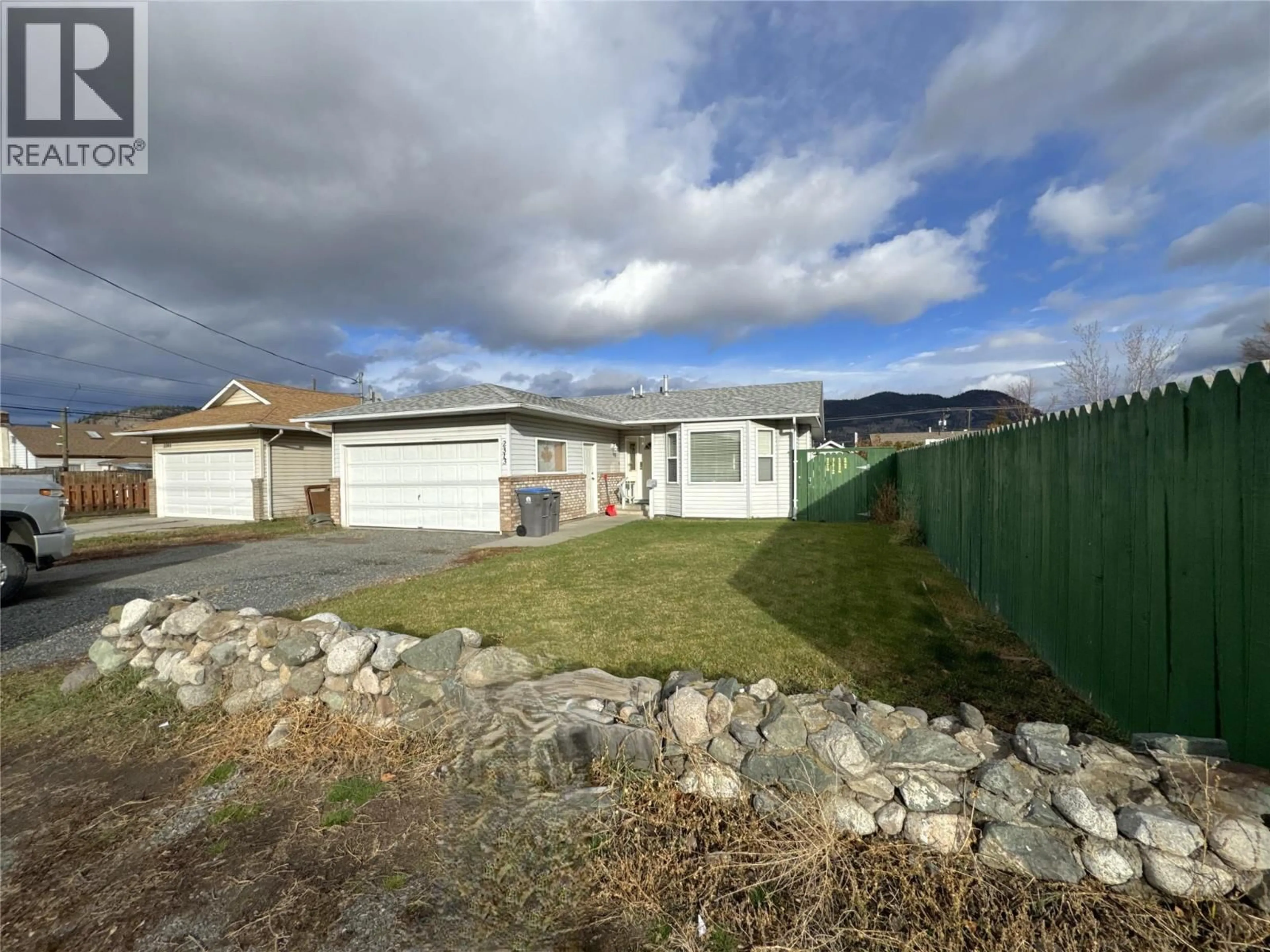 A pic from outside/outdoor area/front of a property/back of a property/a pic from drone, street for 2313 CLAPPERTON AVENUE, Merritt British Columbia V1K1B8