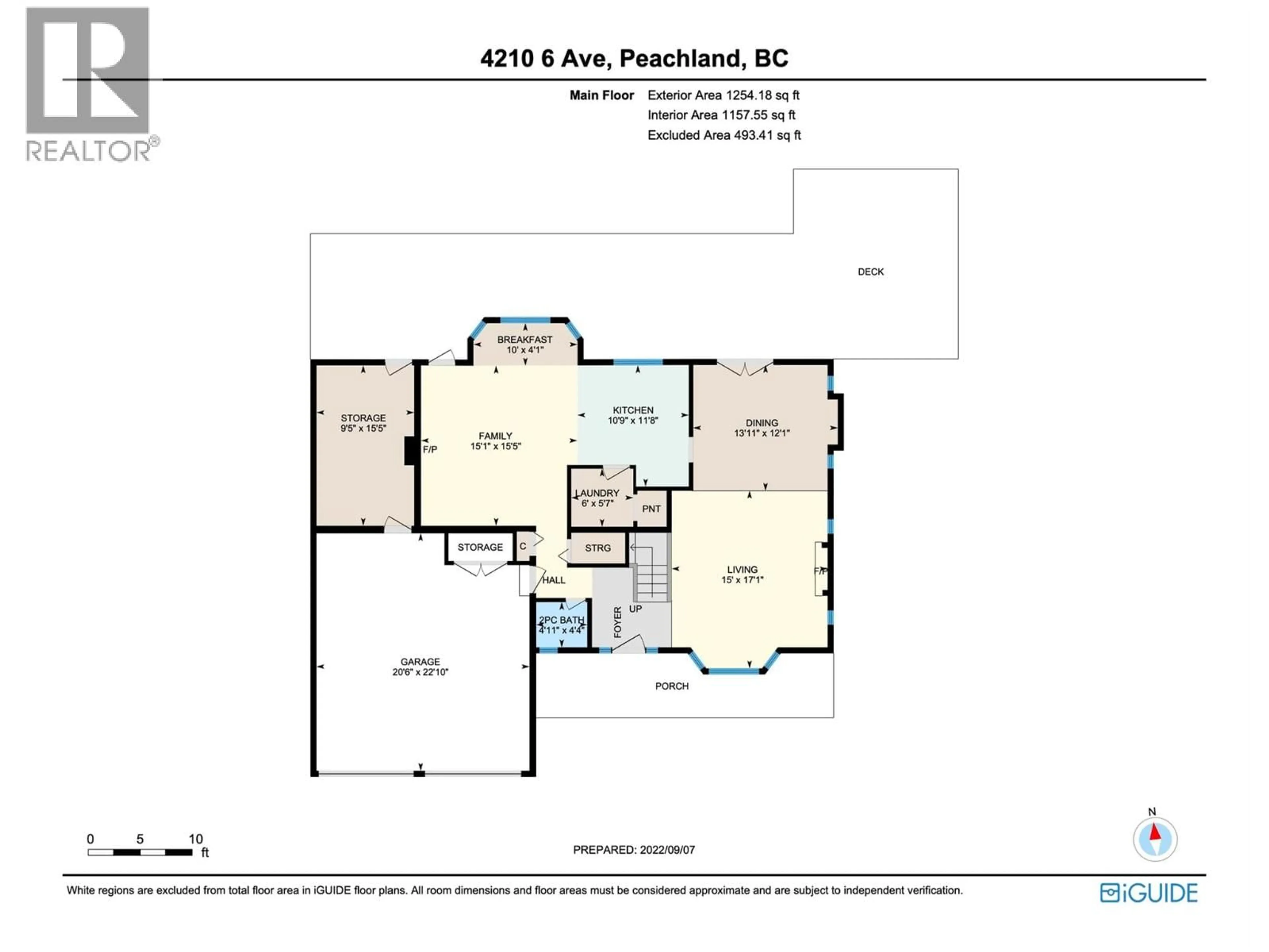 Floor plan for 4210 6TH AVENUE, Peachland British Columbia V0H1X5