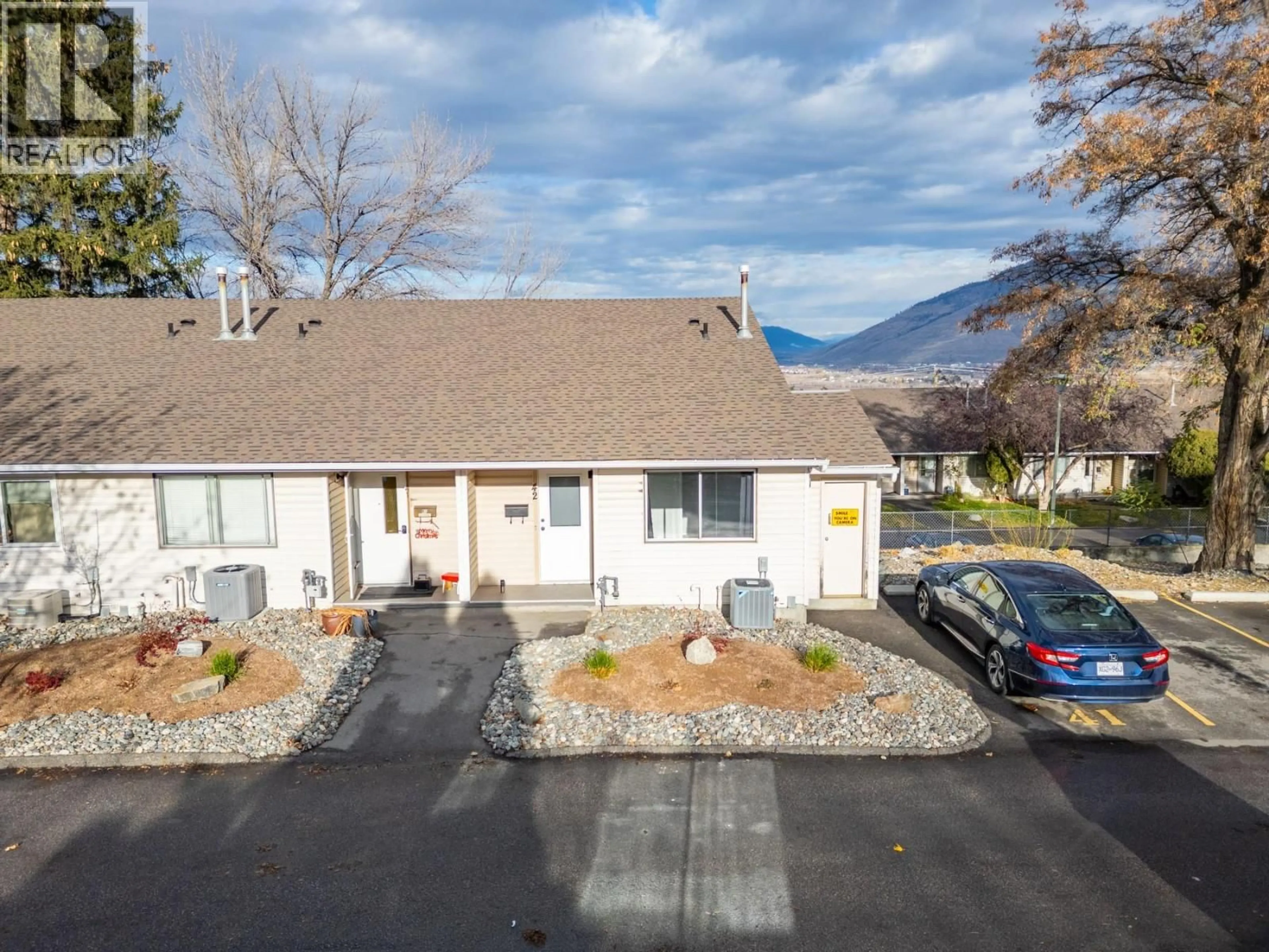 A pic from outside/outdoor area/front of a property/back of a property/a pic from drone, mountain view for 42 - 460 DALGLEISH DRIVE, Kamloops British Columbia V2C5W7