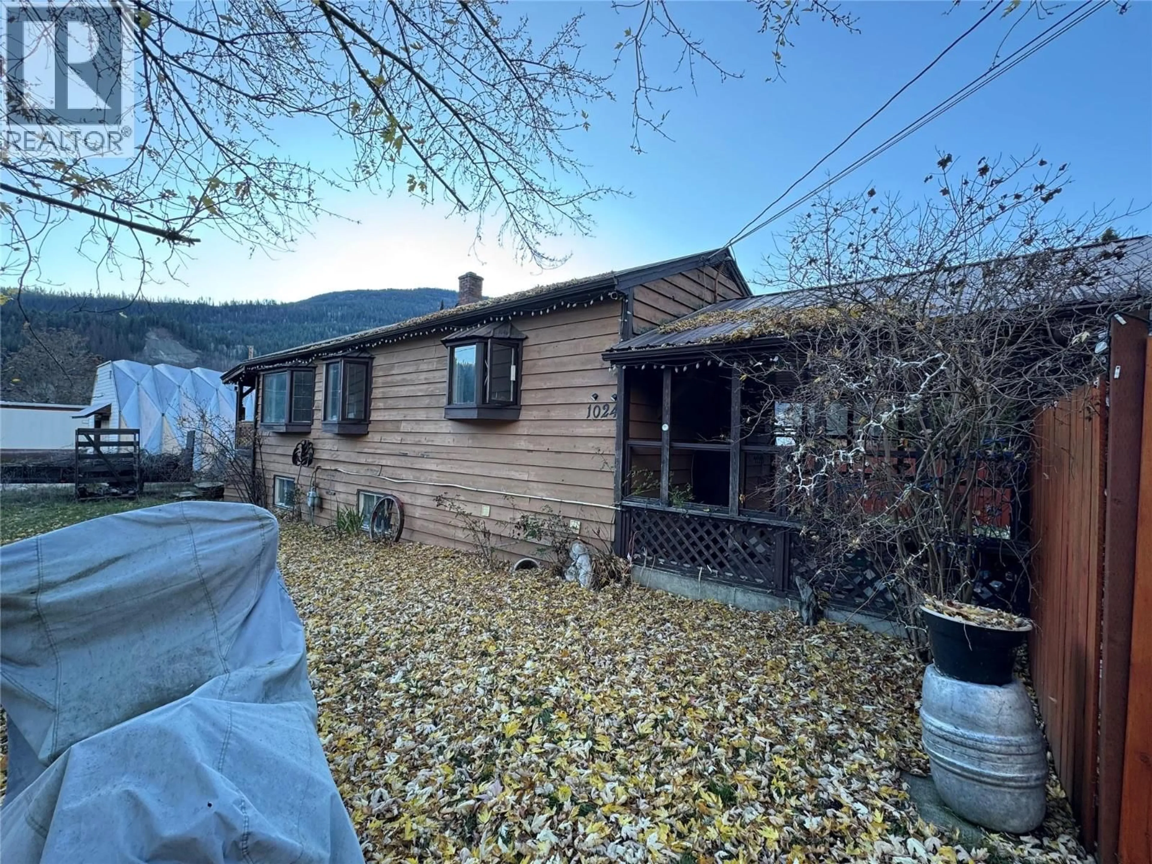 A pic from outside/outdoor area/front of a property/back of a property/a pic from drone, unknown for 1042 VINE STREET, Robson British Columbia V1N4V8