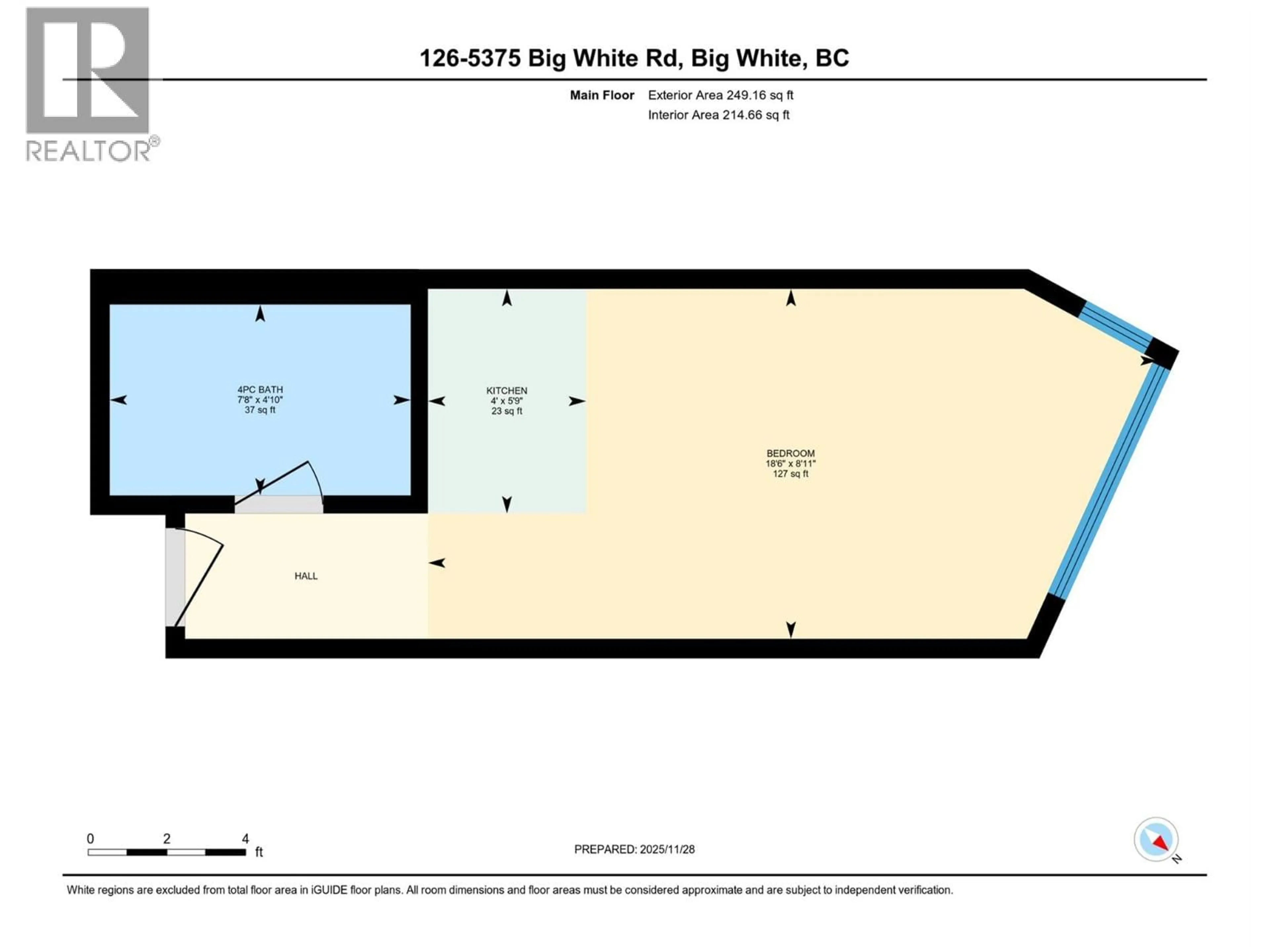 Floor plan for 126 - 5375 BIG WHITE ROAD, Big White British Columbia V1P1T4