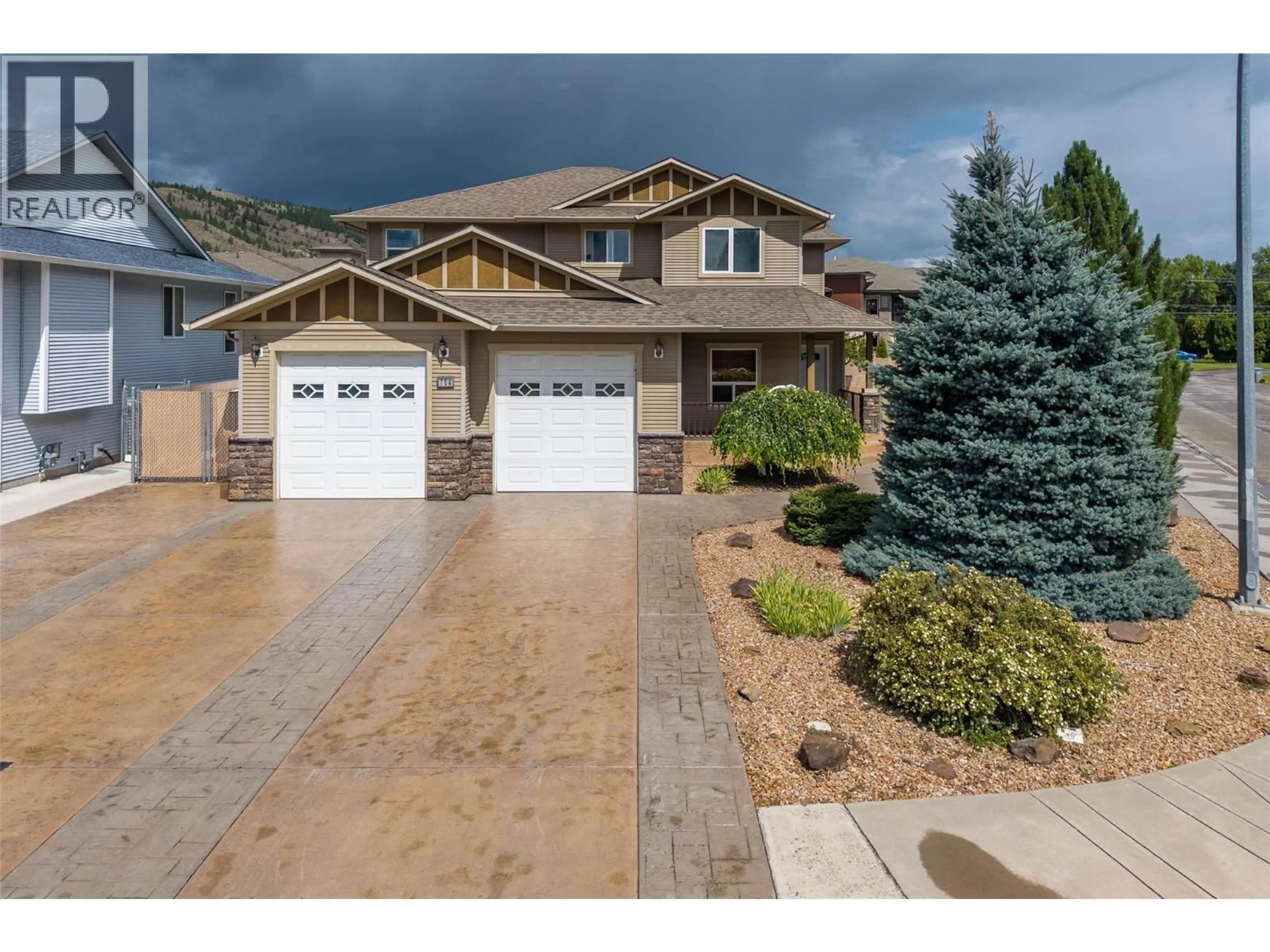 Home with vinyl exterior material, mountain view for 704 MCCURRACH ROAD, Kamloops British Columbia V2B0A3