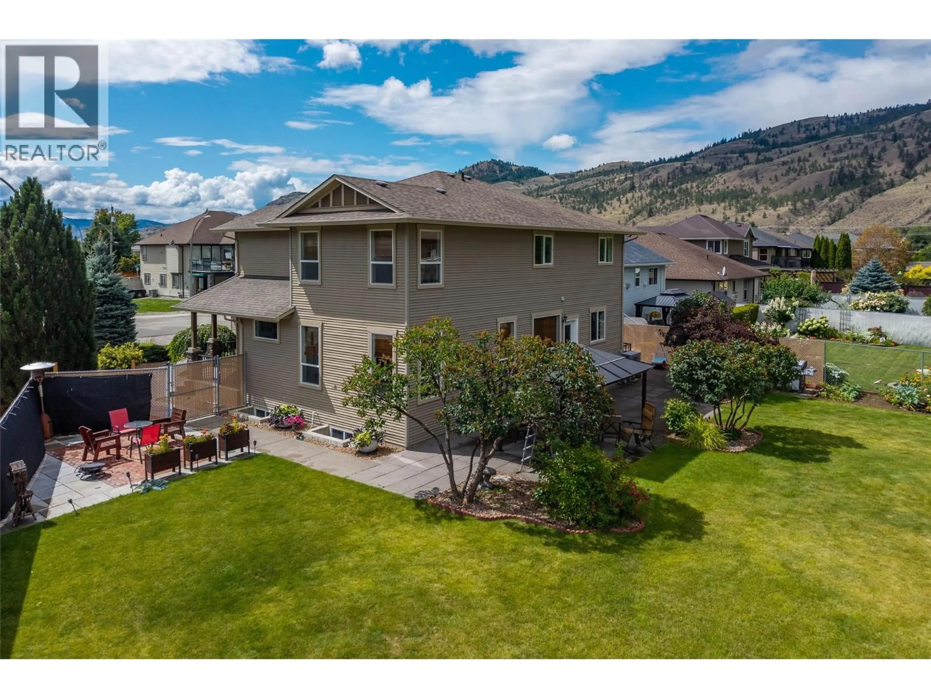 A pic from outside/outdoor area/front of a property/back of a property/a pic from drone, mountain view for 704 MCCURRACH ROAD, Kamloops British Columbia V2B0A3