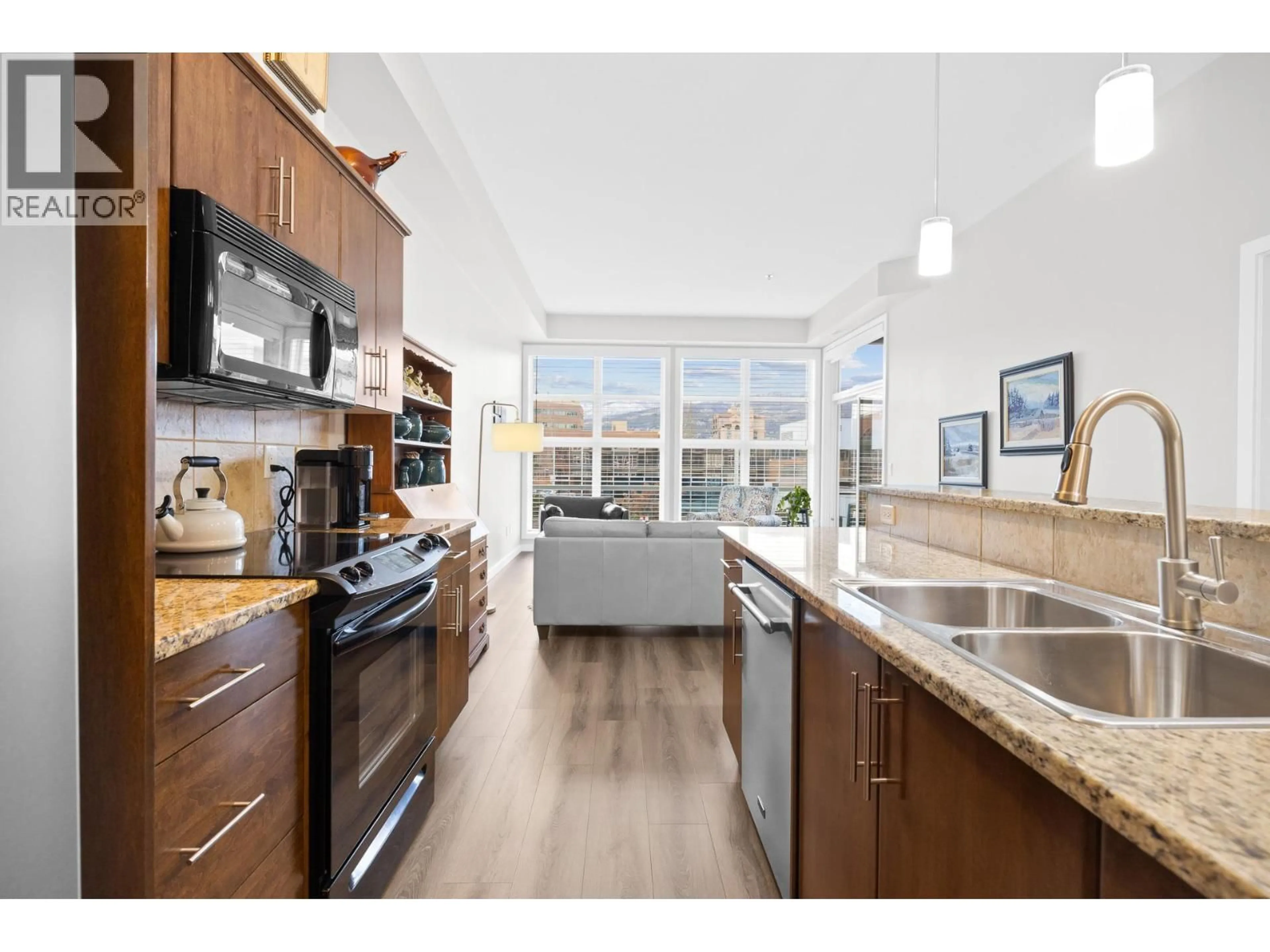 Open concept kitchen, unknown for 221 - 1331 ELLIS STREET, Kelowna British Columbia V1Y1Z9