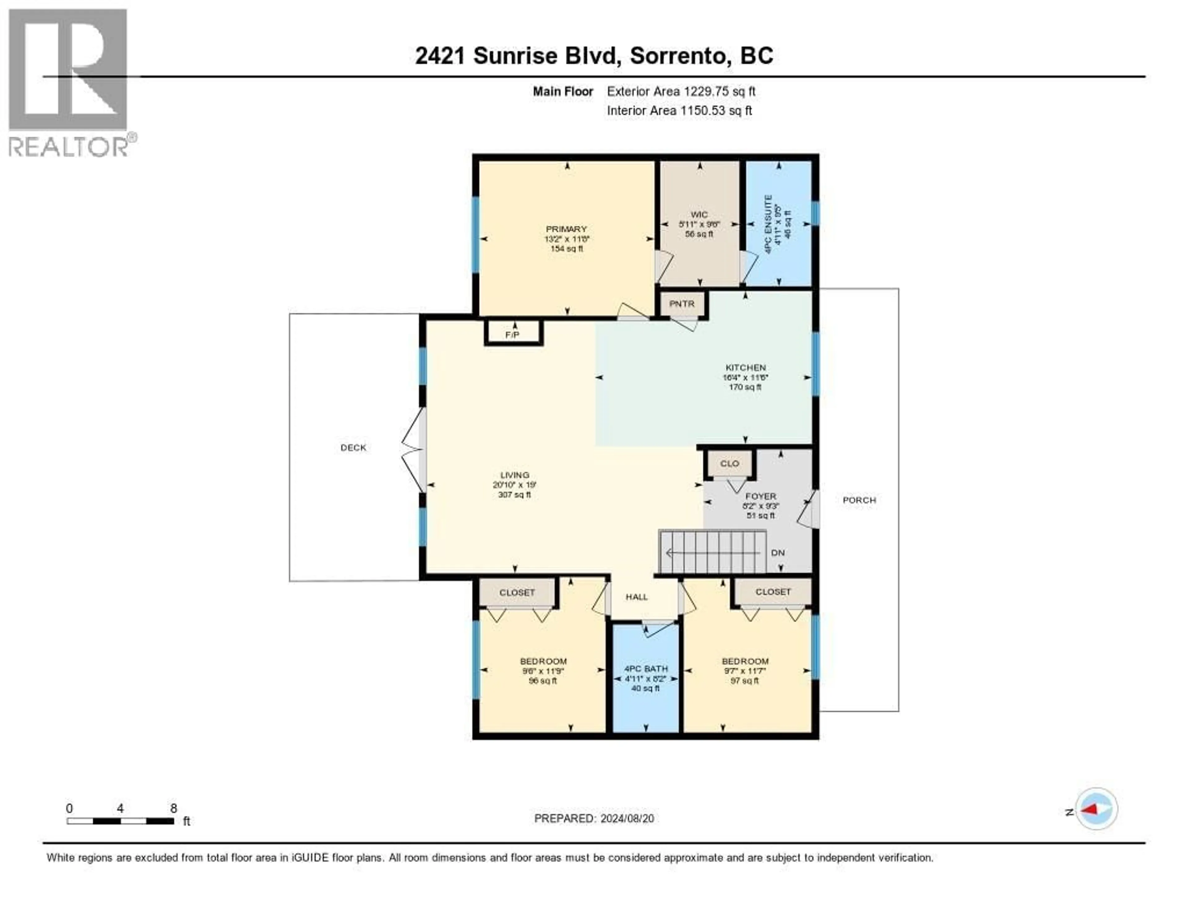 Floor plan for 2421 SUNRISE BOULEVARD, Blind Bay British Columbia V0E2W2