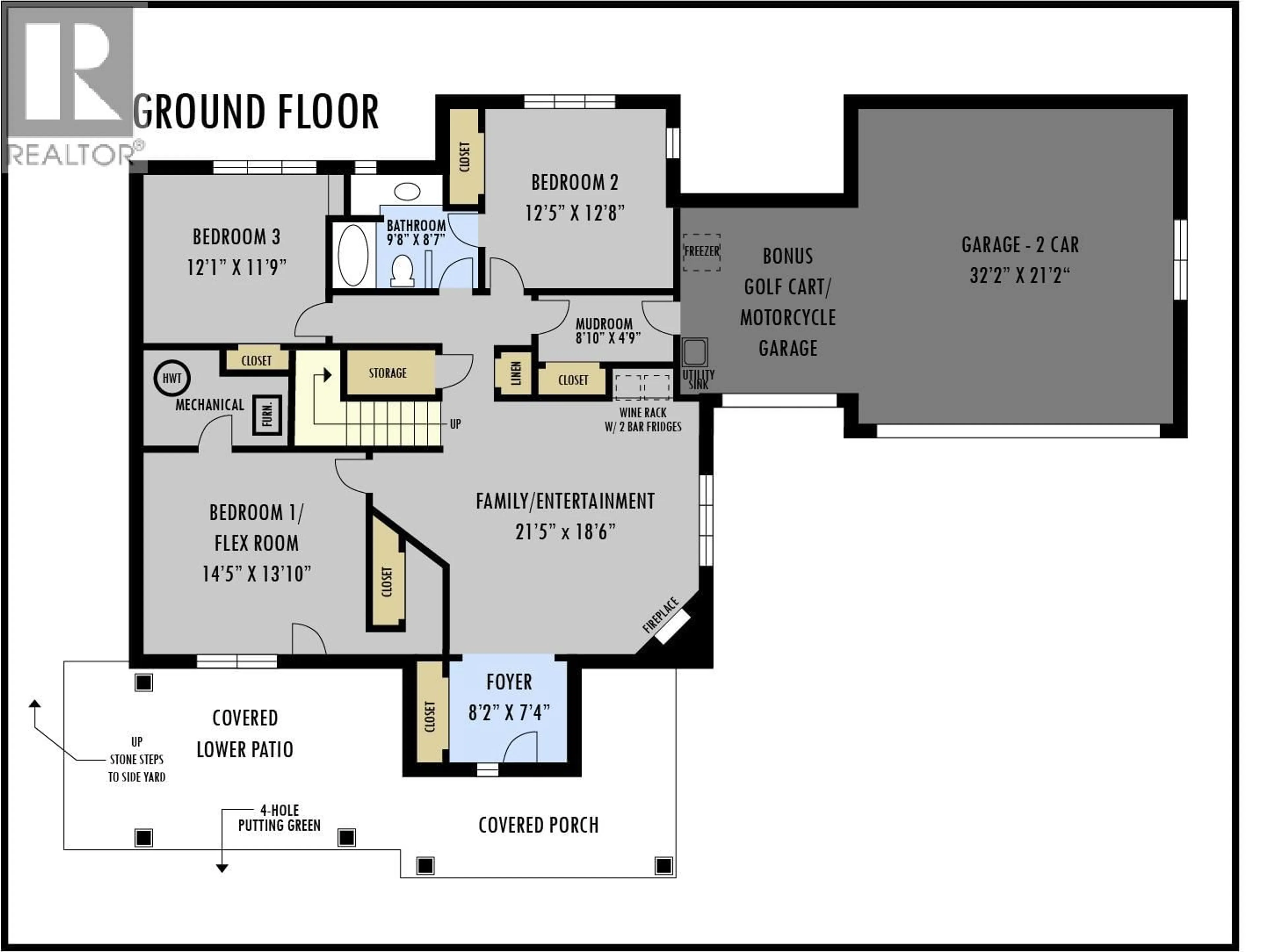 Floor plan for 253 DORMIE PLACE, Vernon British Columbia V1H1Y5