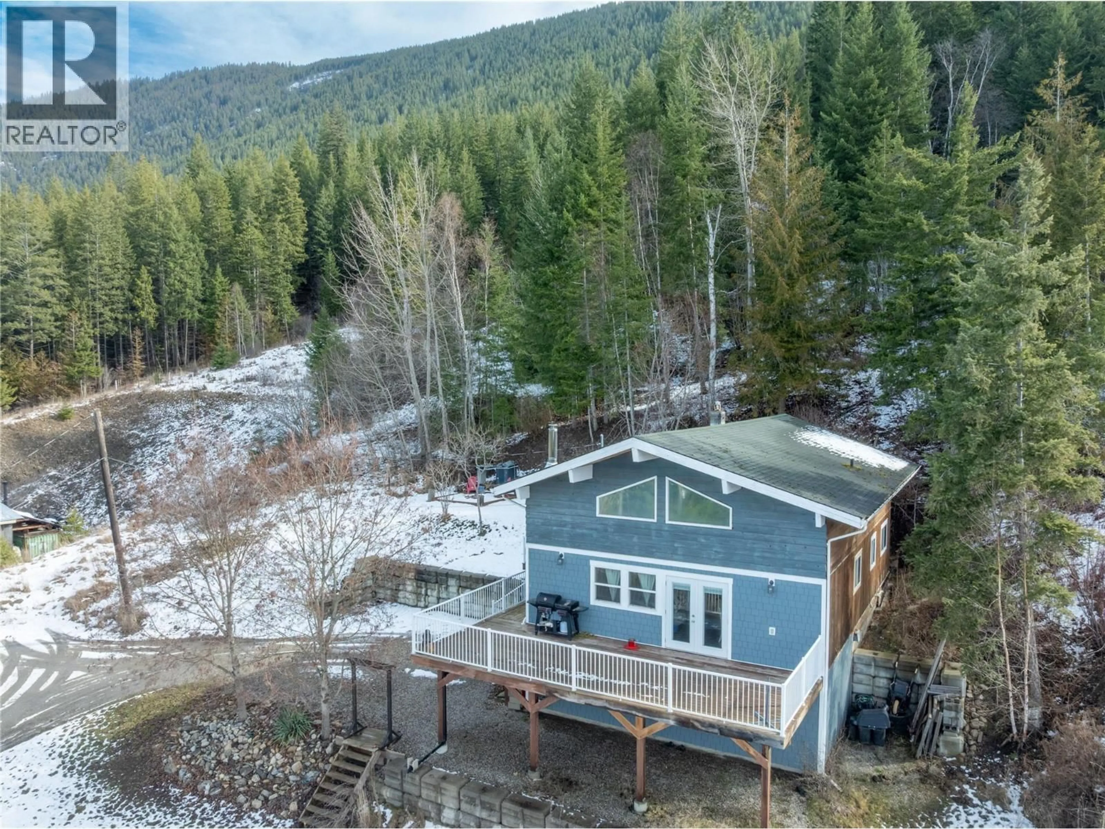 A pic from outside/outdoor area/front of a property/back of a property/a pic from drone, unknown for 1348 VELLA ROAD, Tappen British Columbia V0E2X2