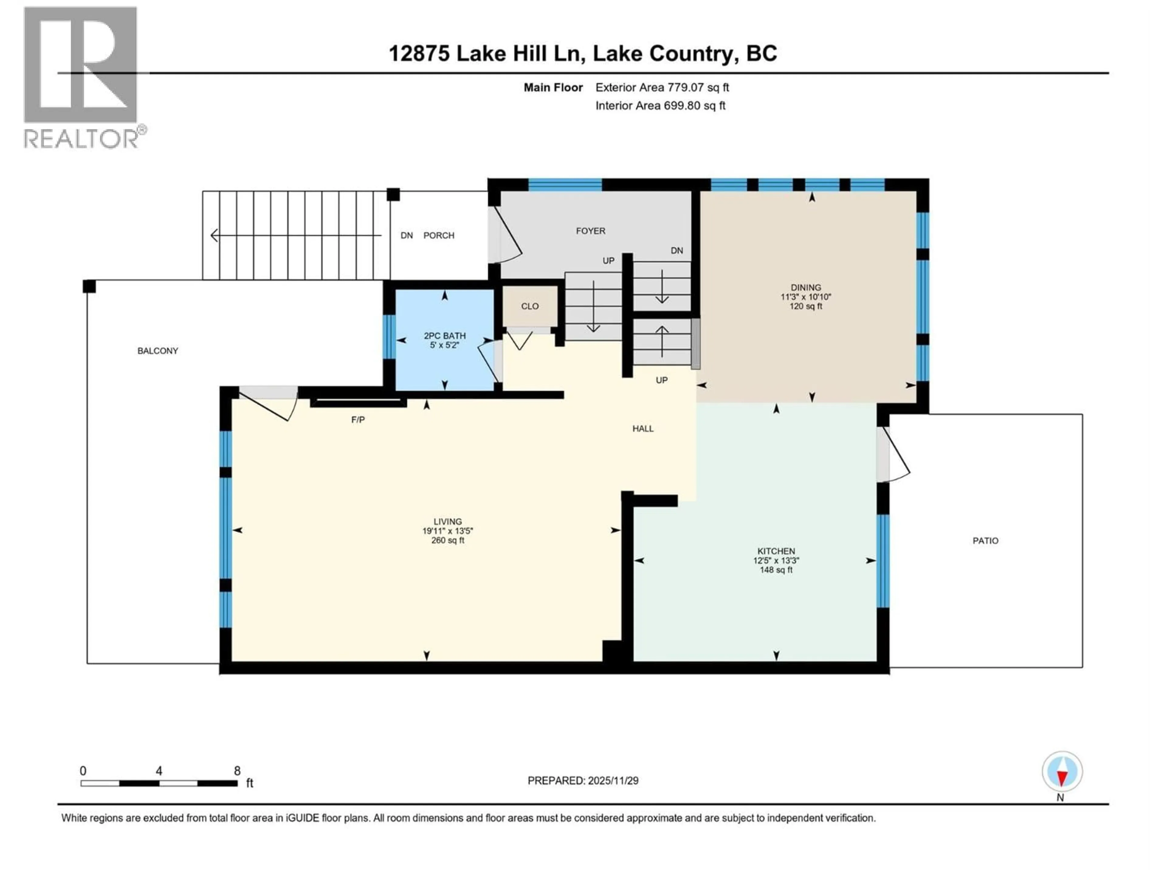 Floor plan for 12875 LAKE HILL LANE, Lake Country British Columbia V4V2S9