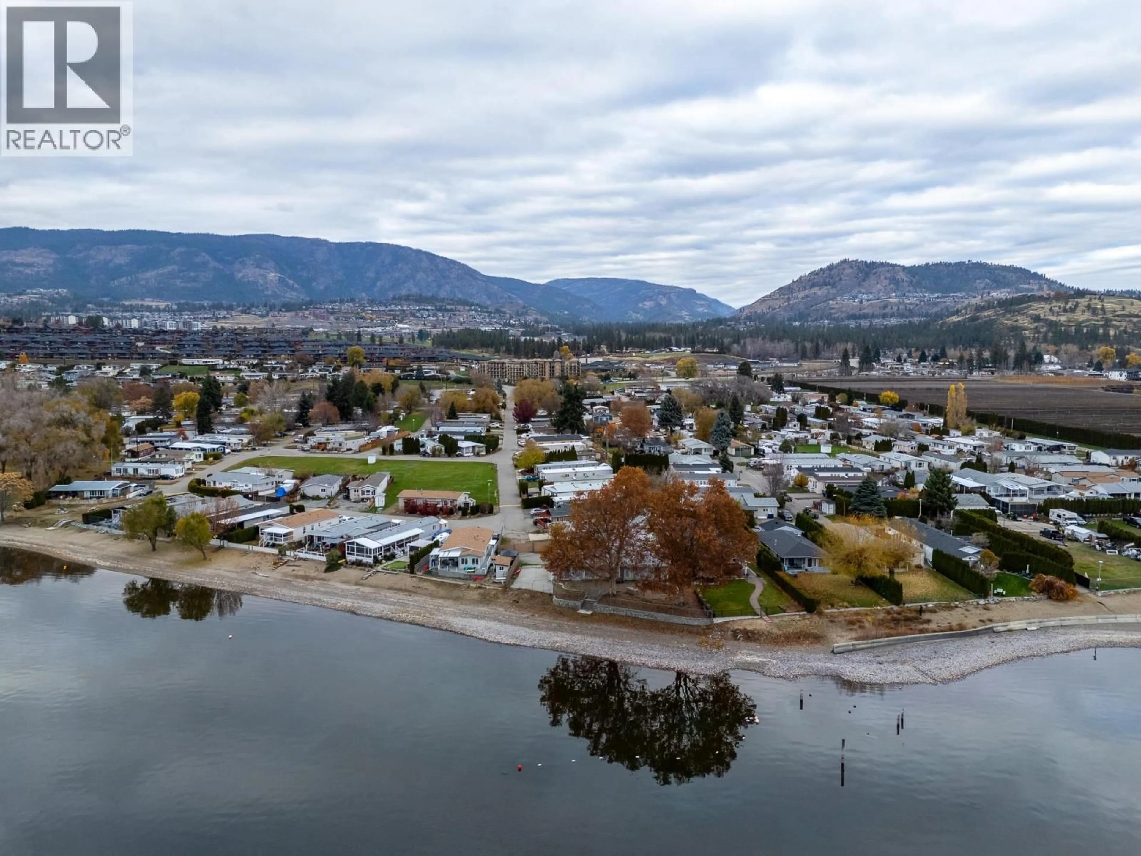 A pic from outside/outdoor area/front of a property/back of a property/a pic from drone, water/lake/river/ocean view for 63 - 2035 BOUCHERIE ROAD, West Kelowna British Columbia V4T1Z7