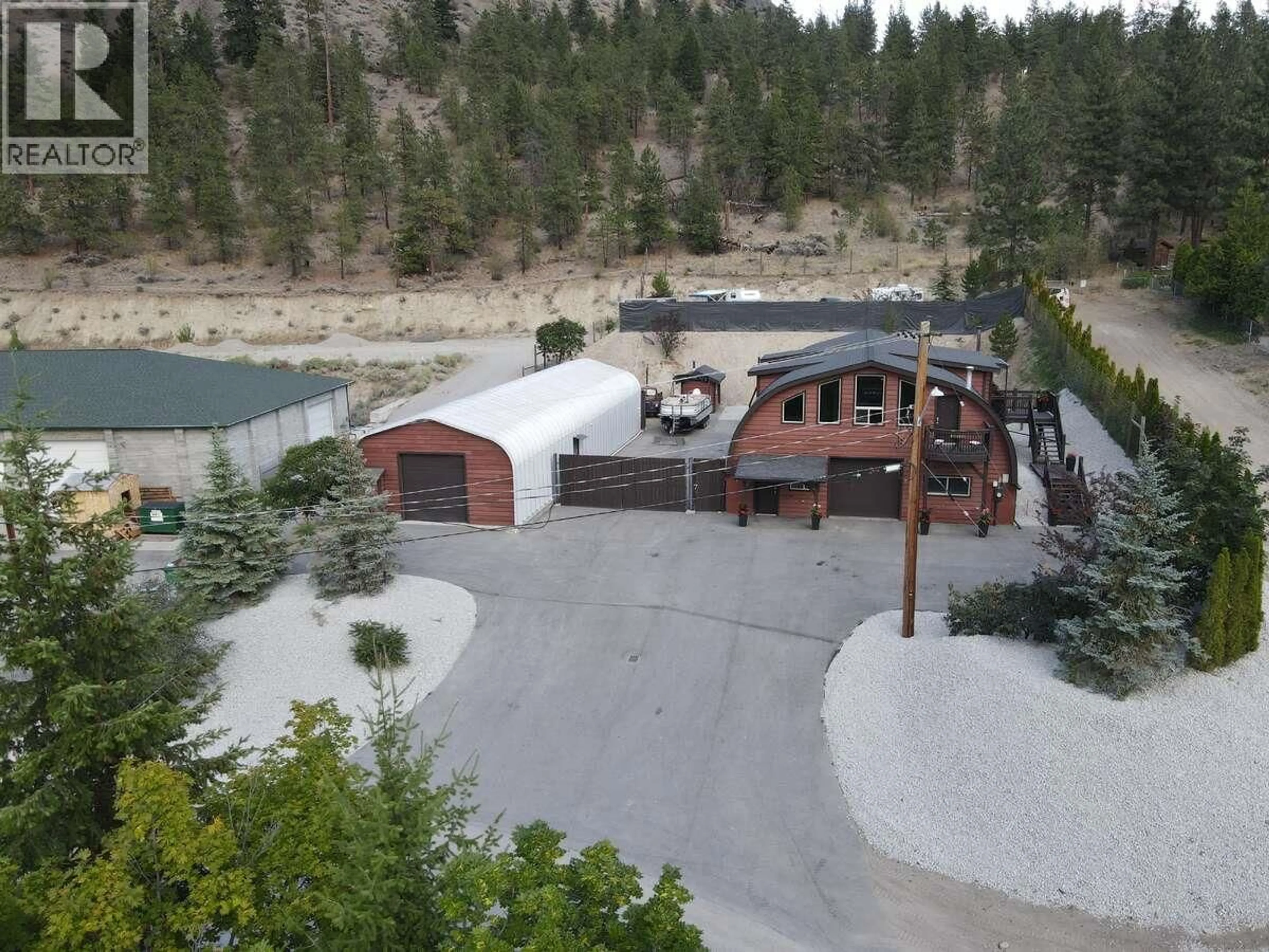 A pic from outside/outdoor area/front of a property/back of a property/a pic from drone, unknown for 9200 SHALE AVENUE, Summerland British Columbia V0H1Z2