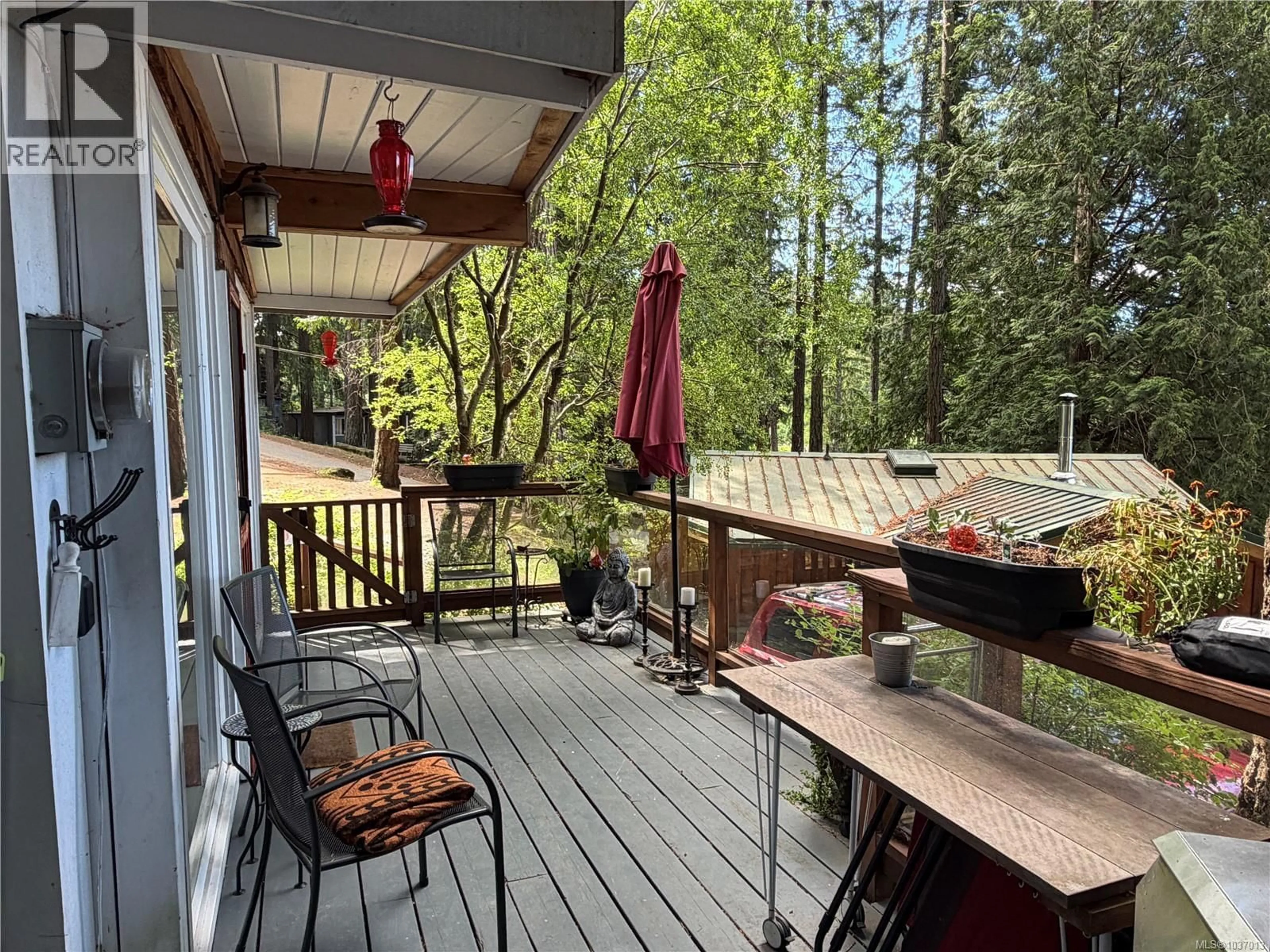 Patio, forest/trees view for Cabin 3 - 1136 NORTH END ROAD, Salt Spring British Columbia V8K1M1