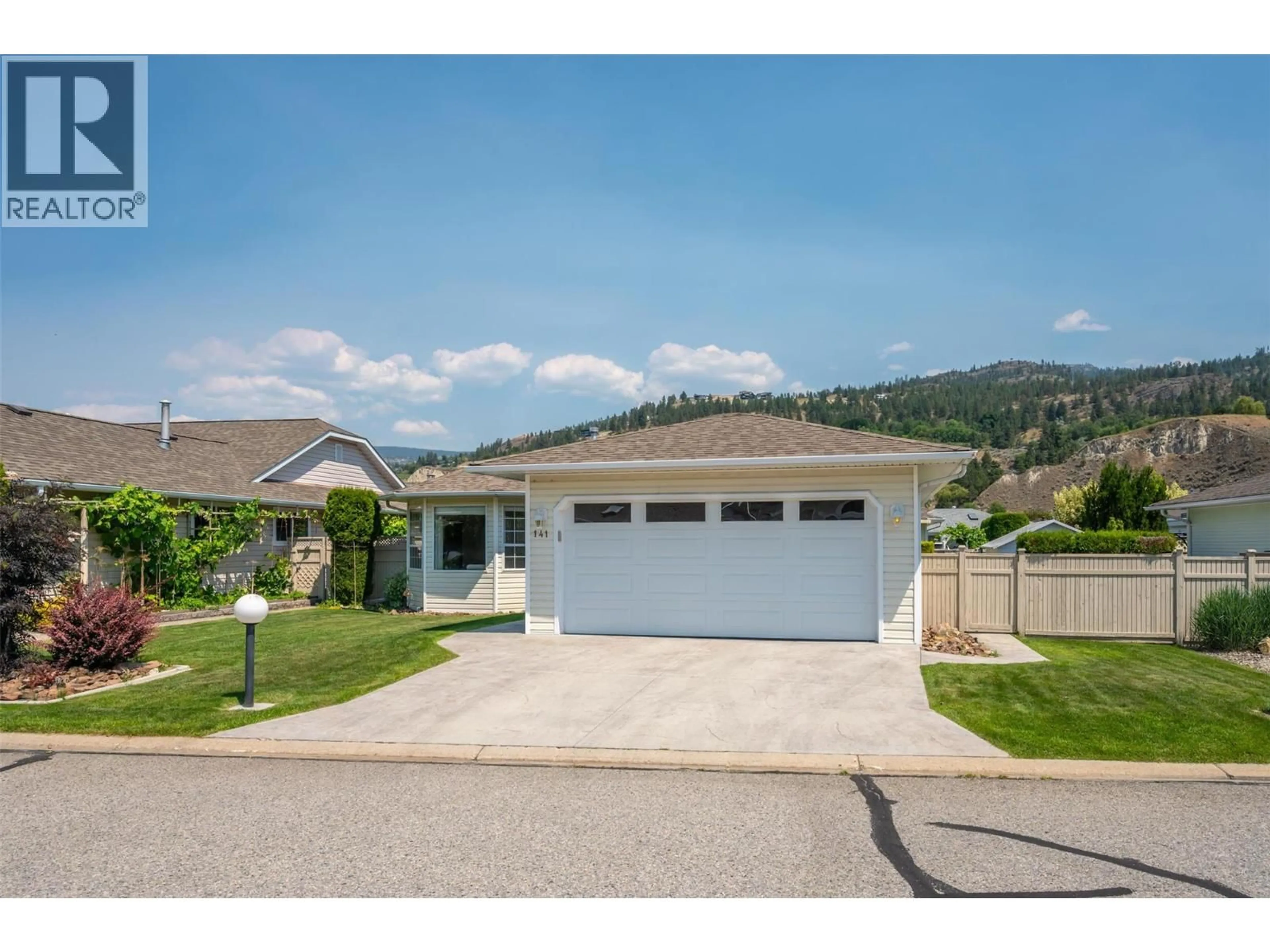 Home with vinyl exterior material, mountain view for 141 - 3400 WILSON STREET, Penticton British Columbia V2A8H9