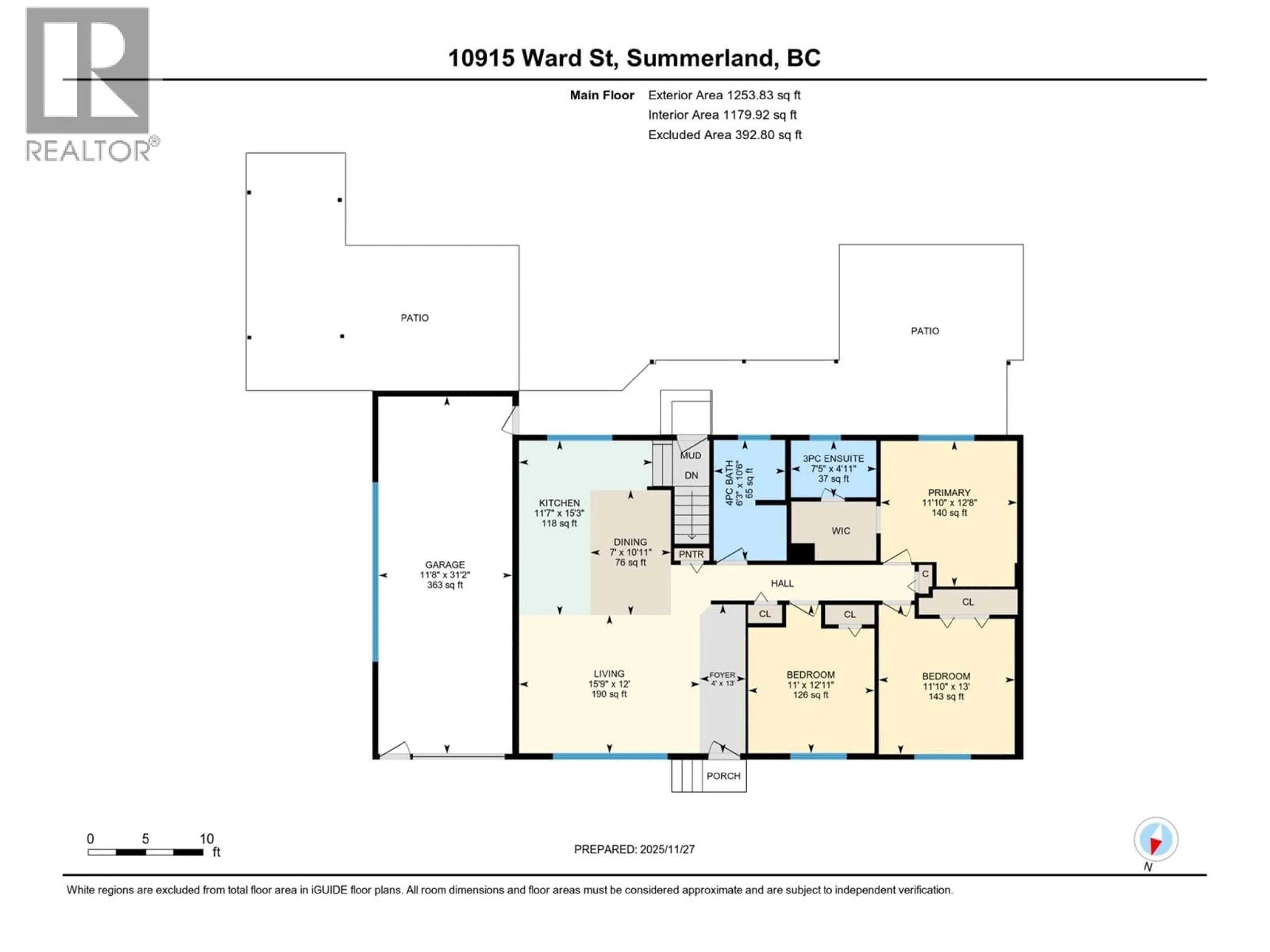 Floor plan for 10915 WARD STREET, Summerland British Columbia V0H1Z0