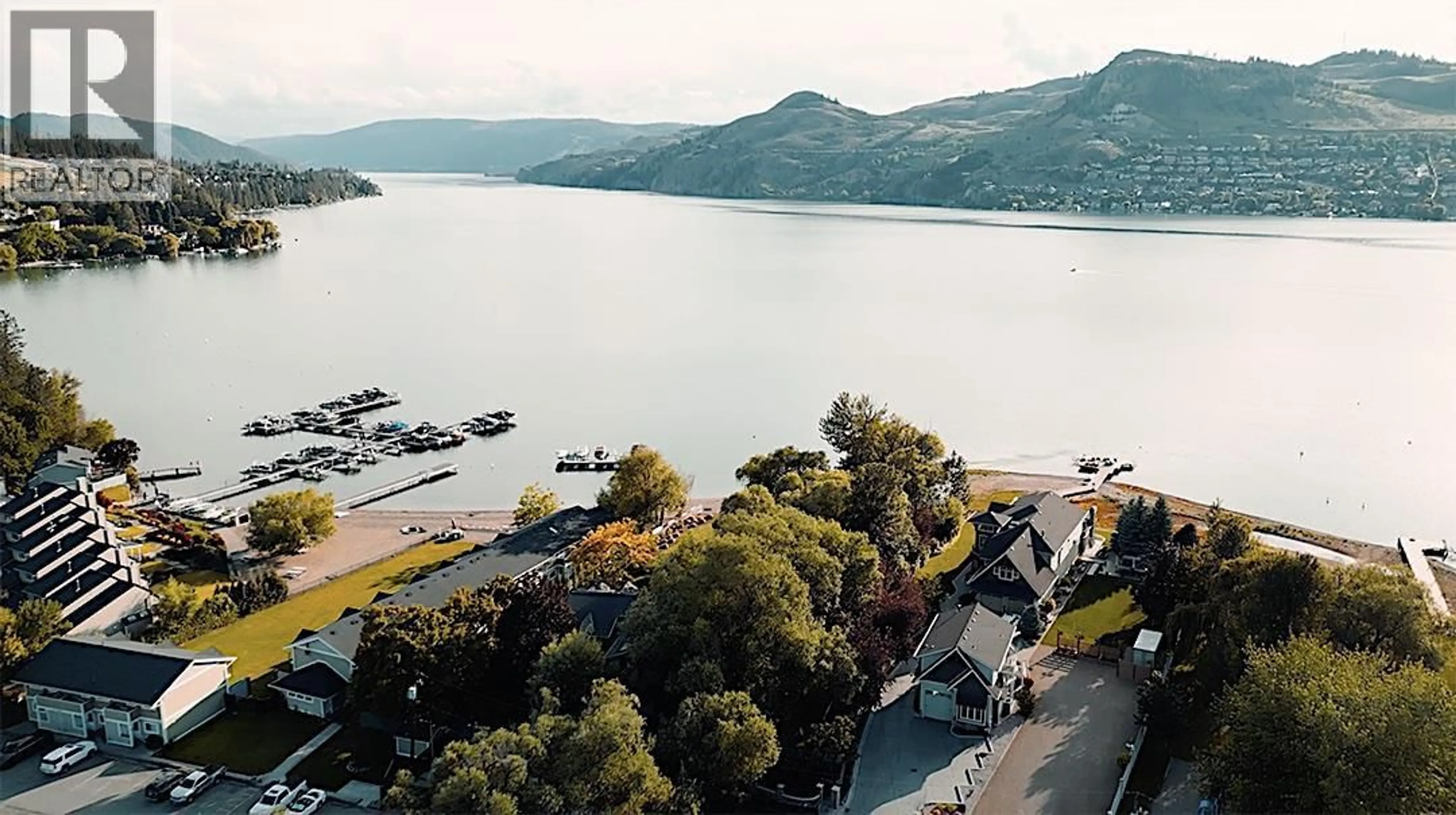 A pic from outside/outdoor area/front of a property/back of a property/a pic from drone, water/lake/river/ocean view for 3 - 7920 KIDSTON ROAD, Coldstream British Columbia V1B2V7