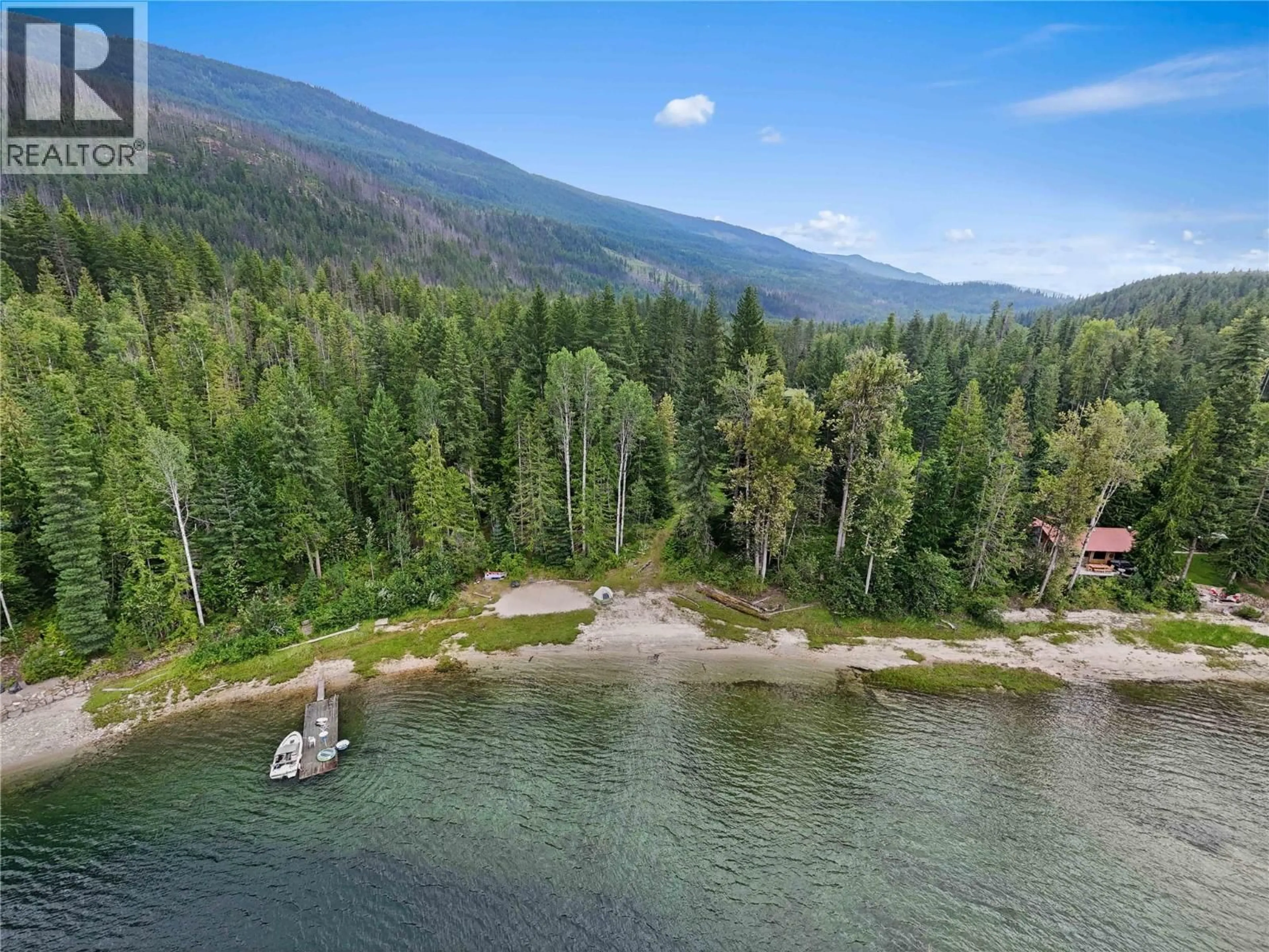 A pic from outside/outdoor area/front of a property/back of a property/a pic from drone, water/lake/river/ocean view for Lot 9 PETE MARTIN BAY, Sicamous British Columbia V0E2V0
