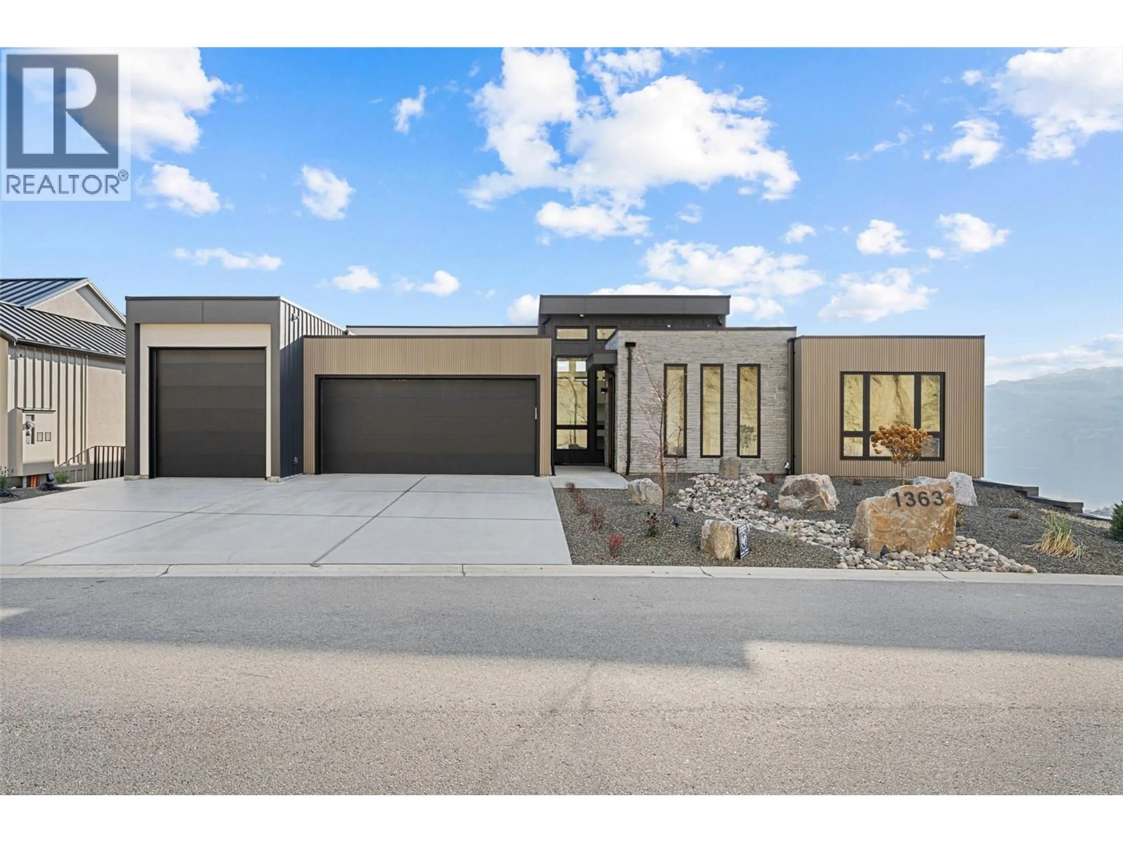Home with brick exterior material, street for 1363 VINEYARD DRIVE, West Kelowna British Columbia V4T0E9