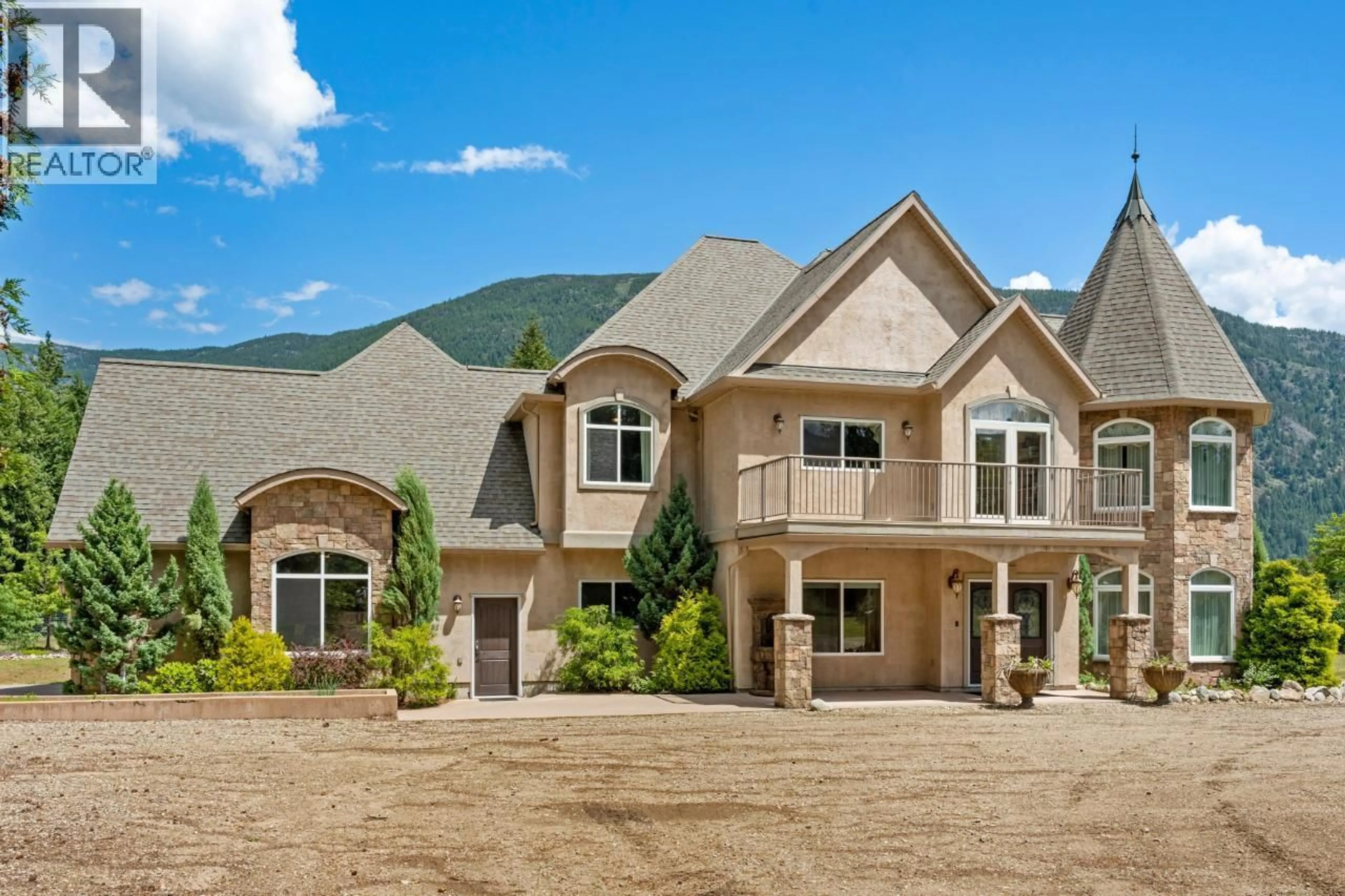 Home with brick exterior material, mountain view for 1480 NIGHTHAWK DRIVE, Castlegar British Columbia V1N4S2