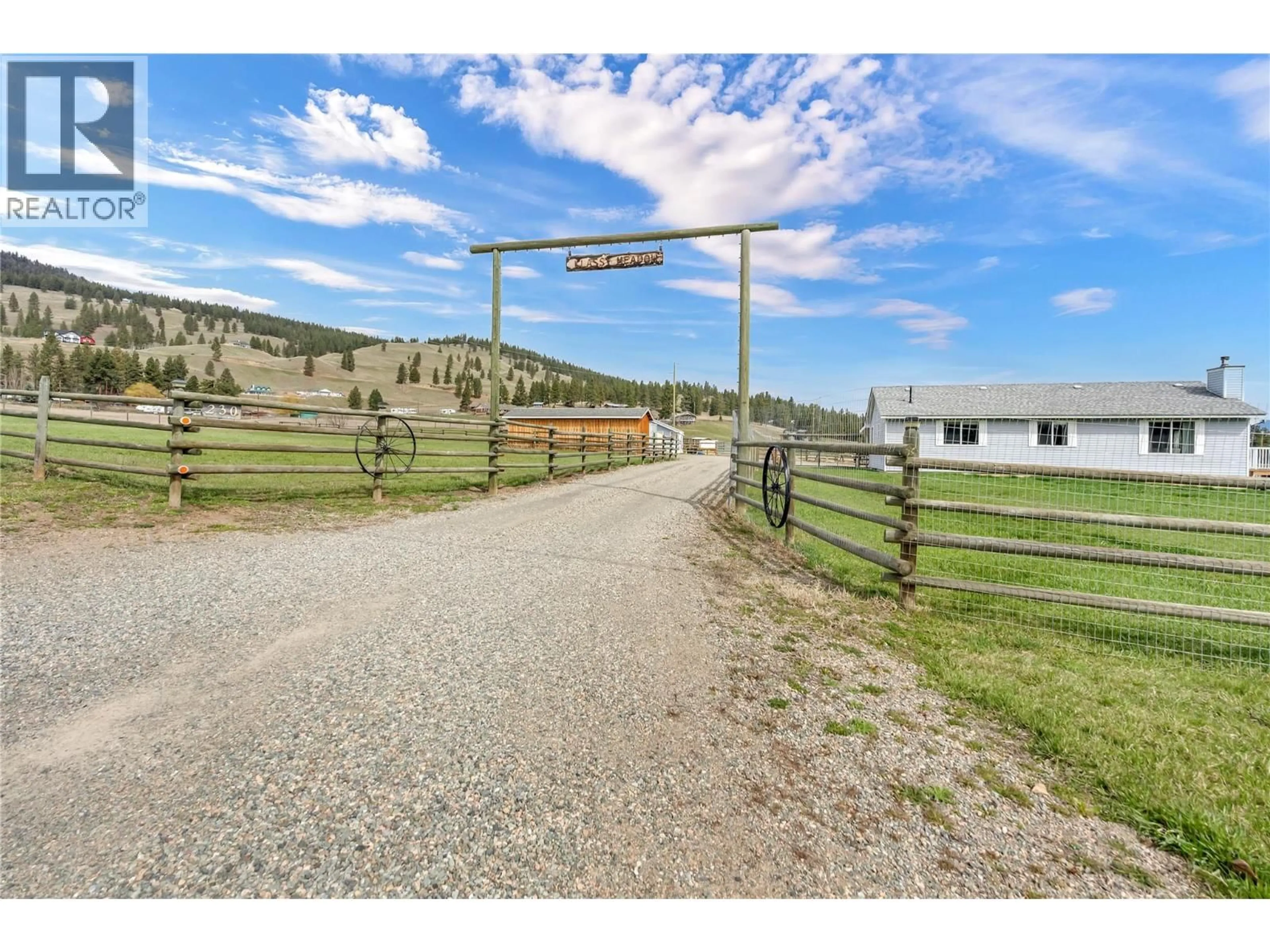 A pic from outside/outdoor area/front of a property/back of a property/a pic from drone, mountain view for 230 COALMONT ROAD, Princeton British Columbia V0X1W0